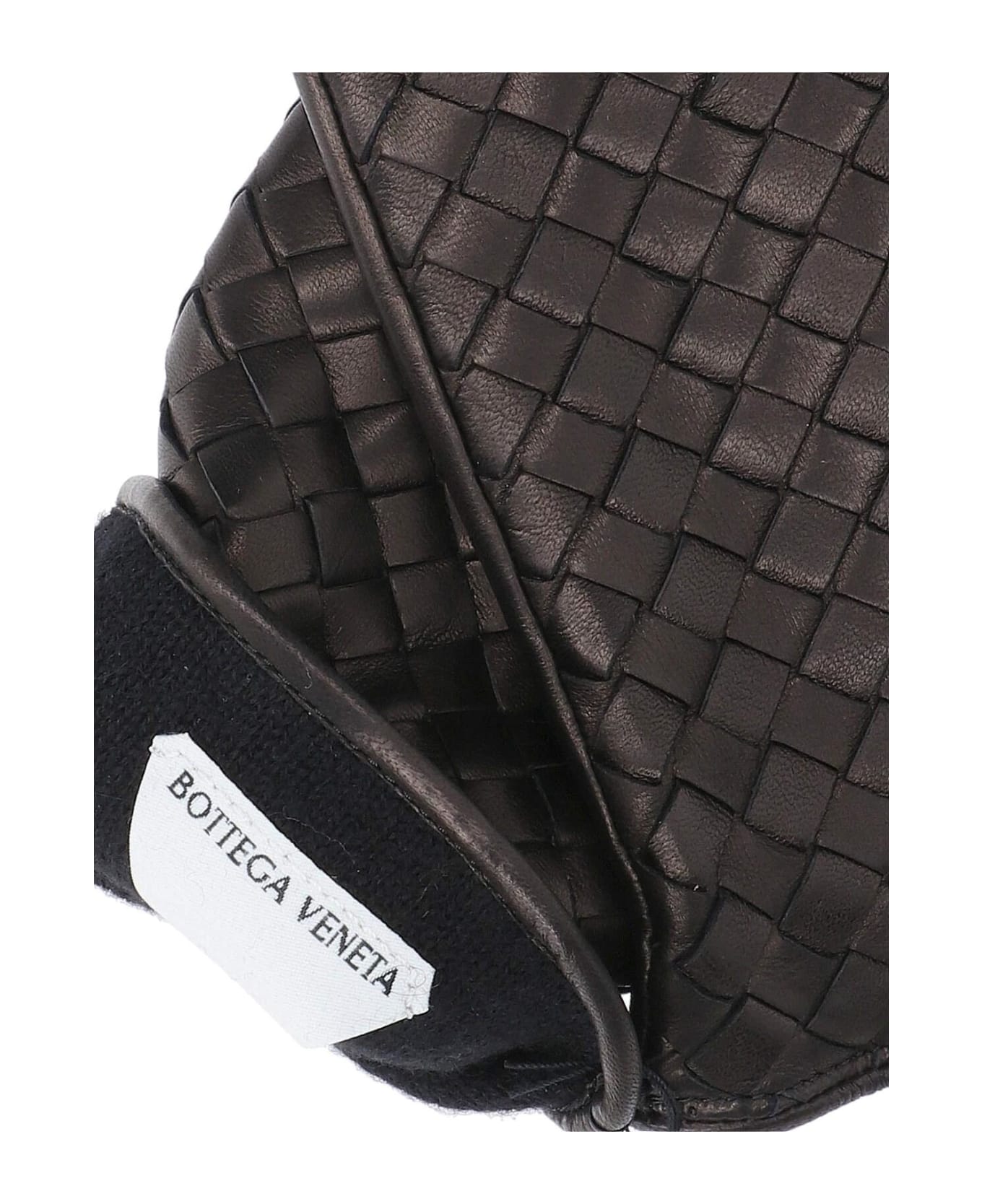 Bottega Veneta Leather Gloves - Black