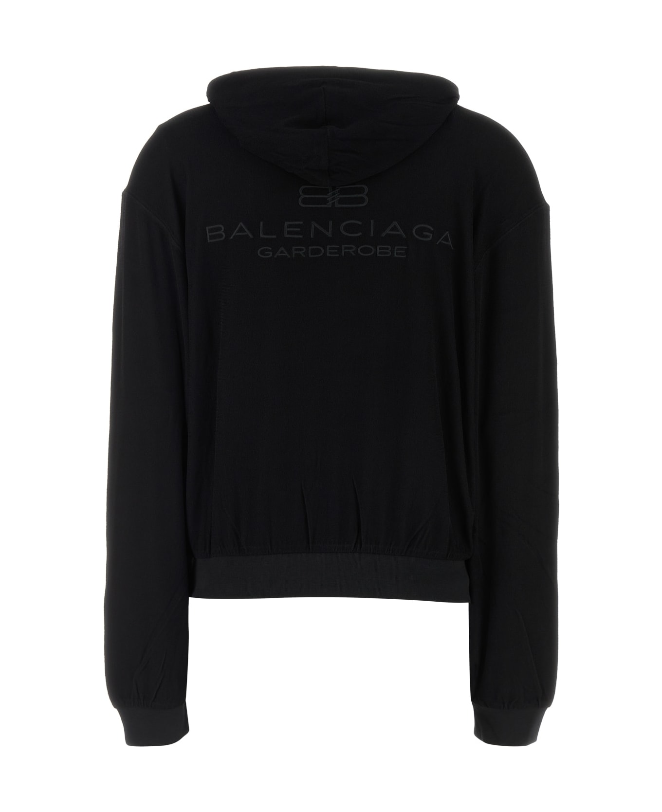 Balenciaga Small Fit Zip Up - Black