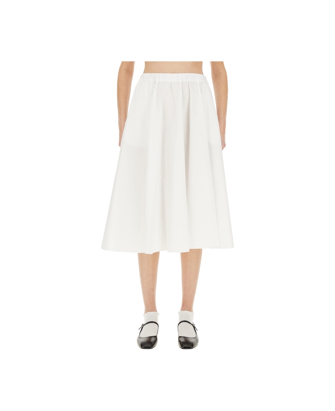 Aspesi Cotton Skirt - WHITE