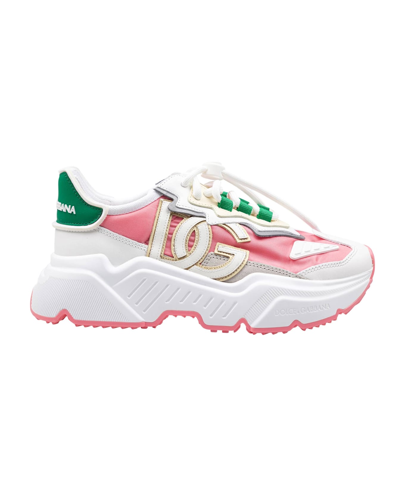 Dolce & Gabbana 'daymaster' Sneakers - White green スニーカー