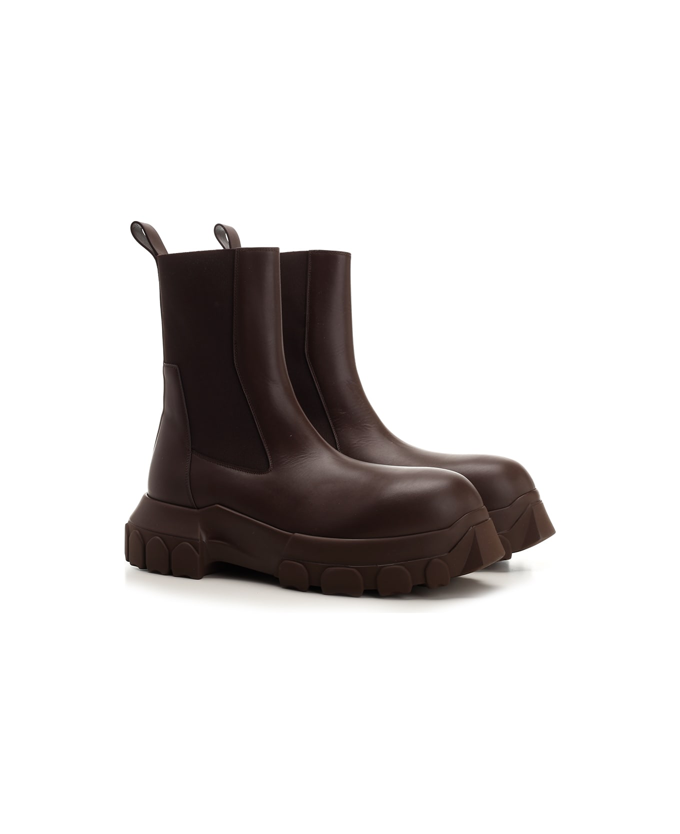 Rick Owens 'beatle Bozo' Ankle Boots - Brown ブーツ