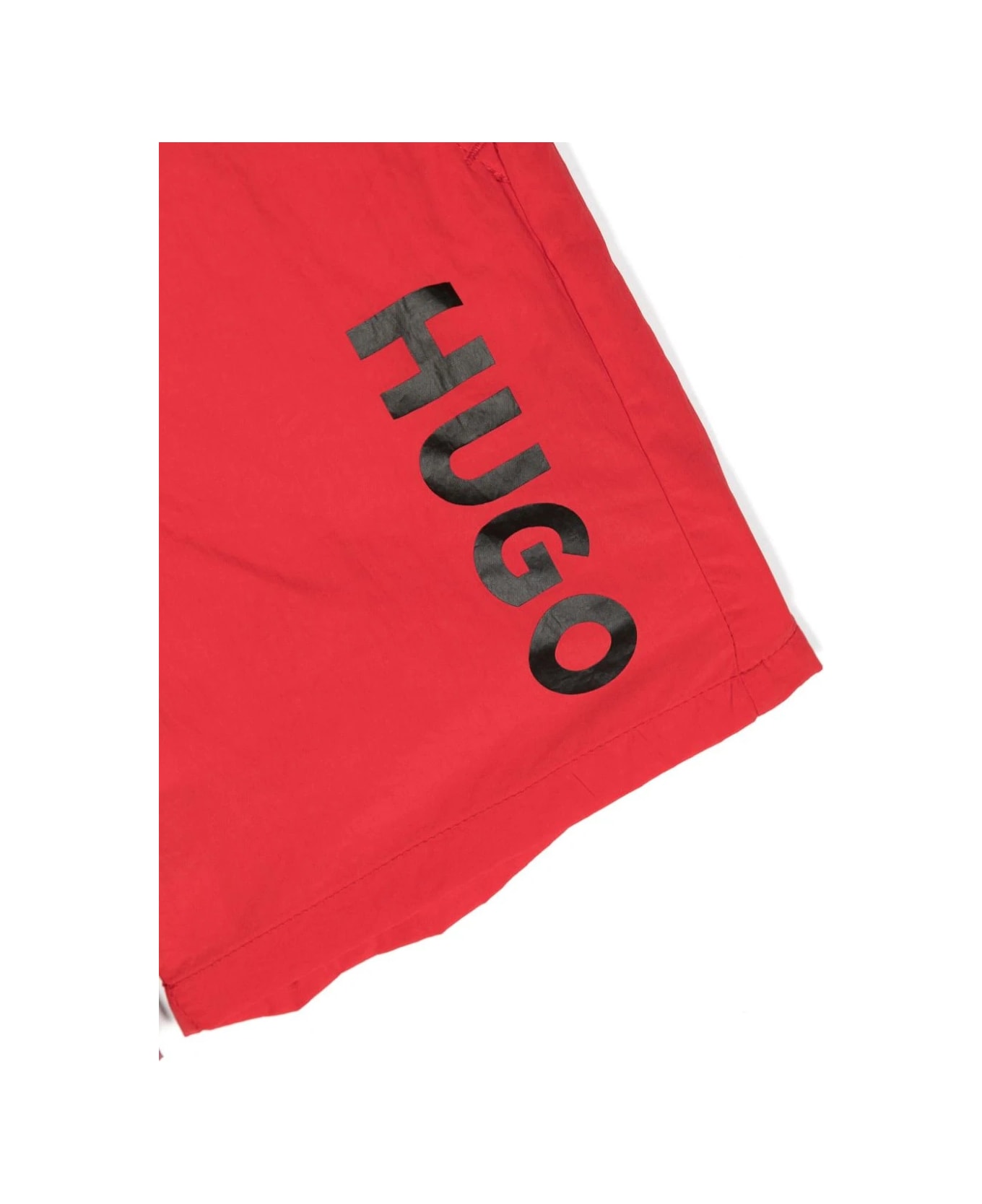 Hugo Boss Printed Swimsuit - Red
