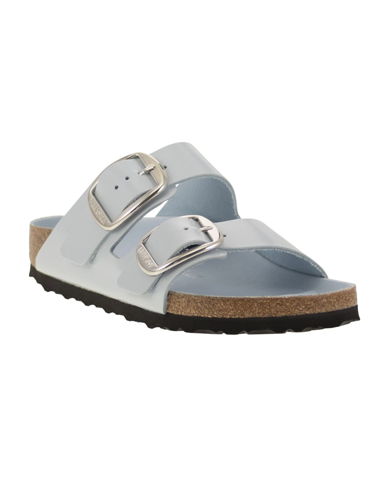 Birkenstock Arizona Big Buckle Shine Blue - Light Blue