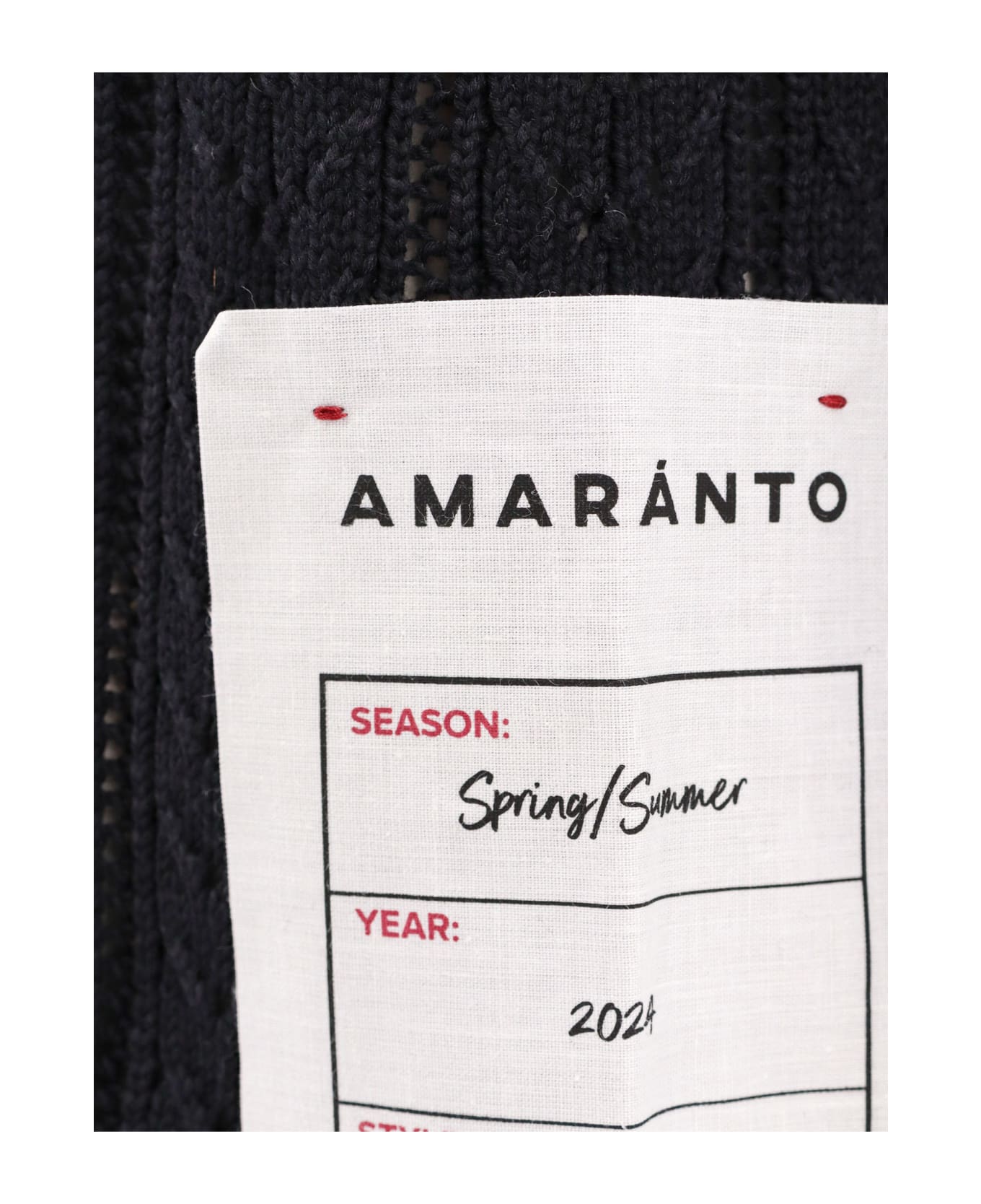 Amaranto Cardigan - Black ニットウェア