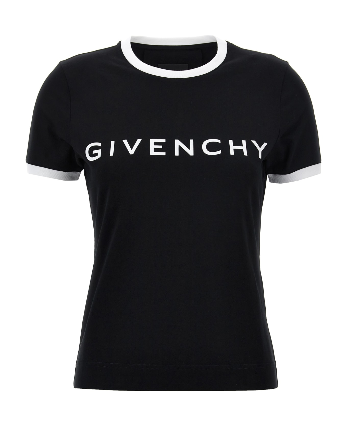 Givenchy Logo Print T-shirt - Black