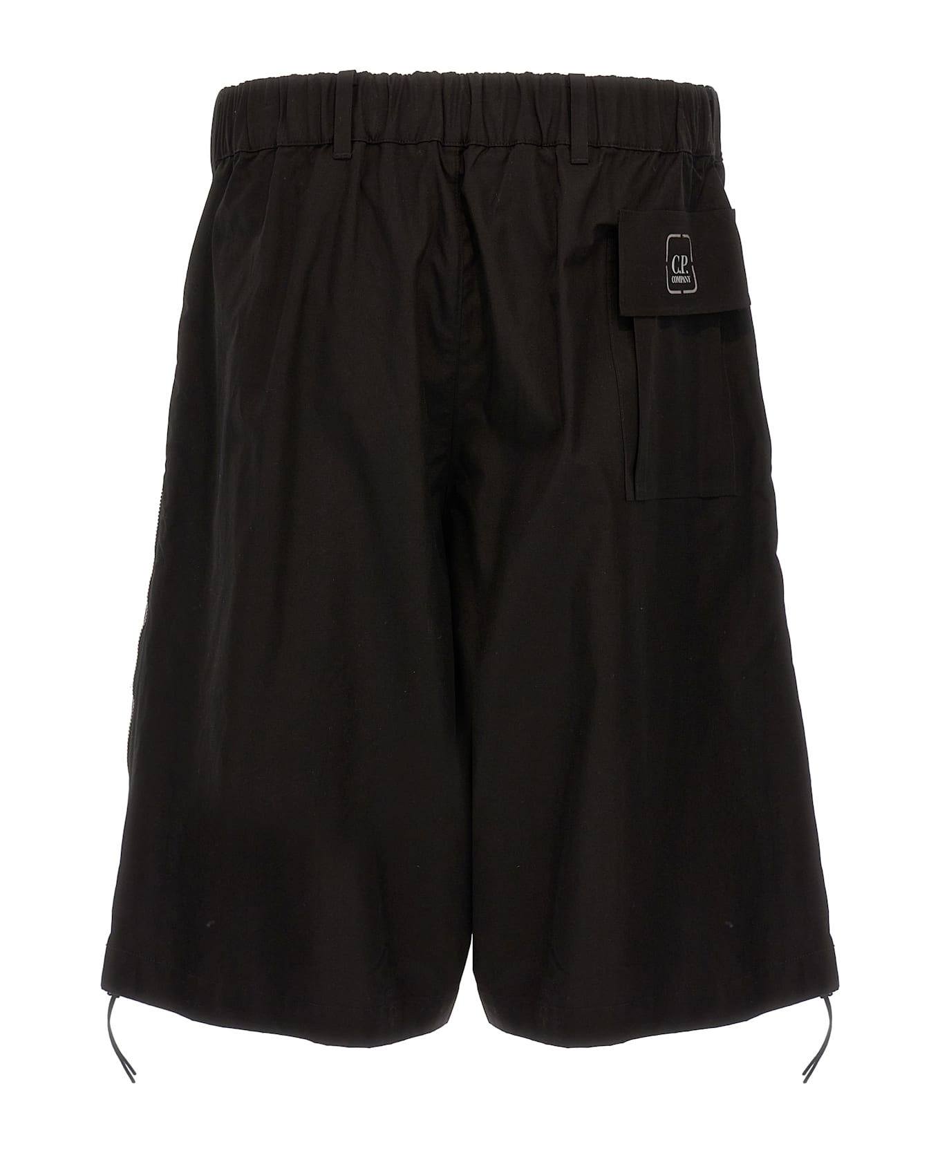 C.P. Company Cargo Hyst Bermuda Shorts - Black