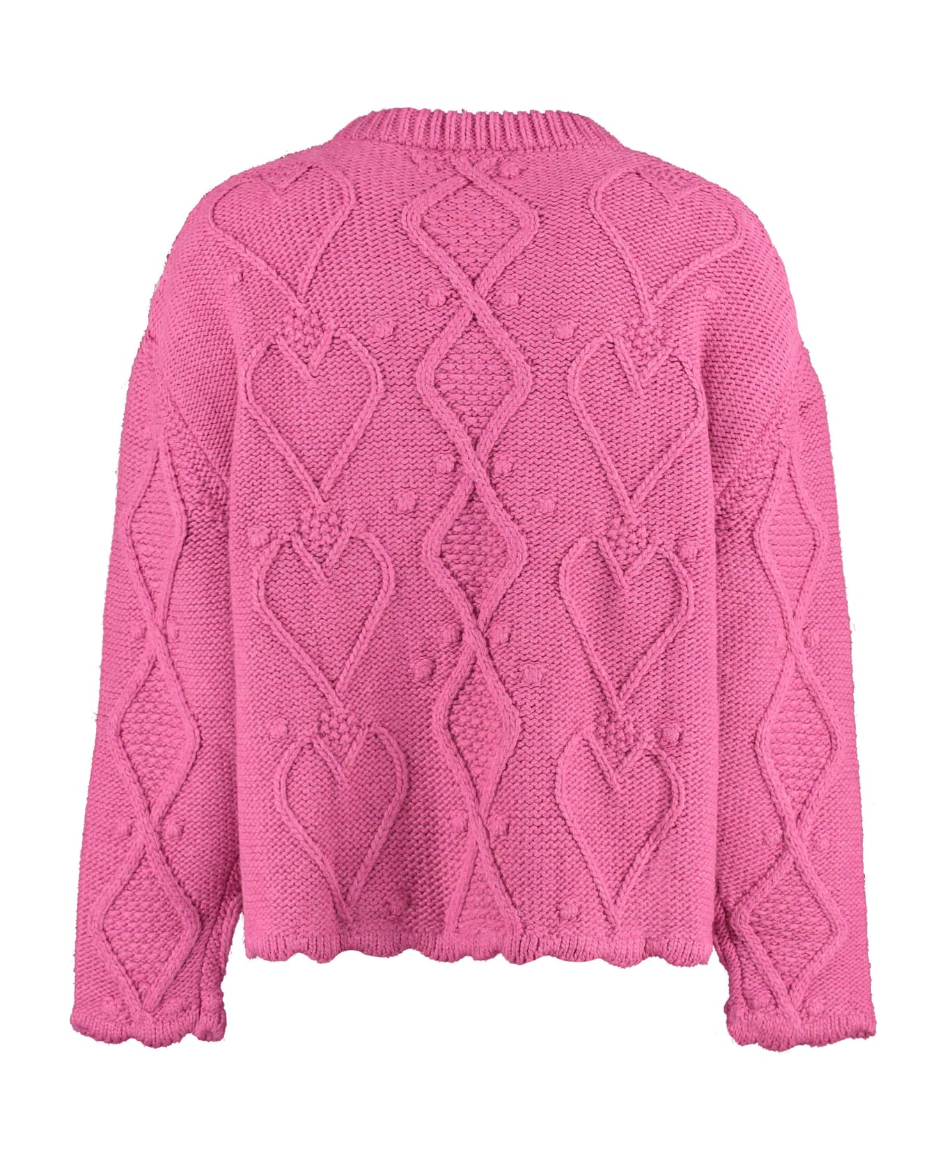 GCDS Wool Blend Pullover - Pink