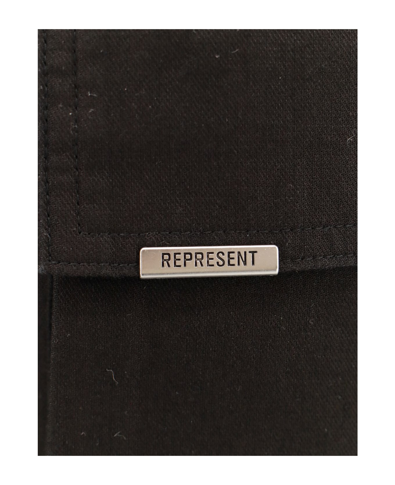 REPRESENT Bermuda Shorts - Black ショートパンツ