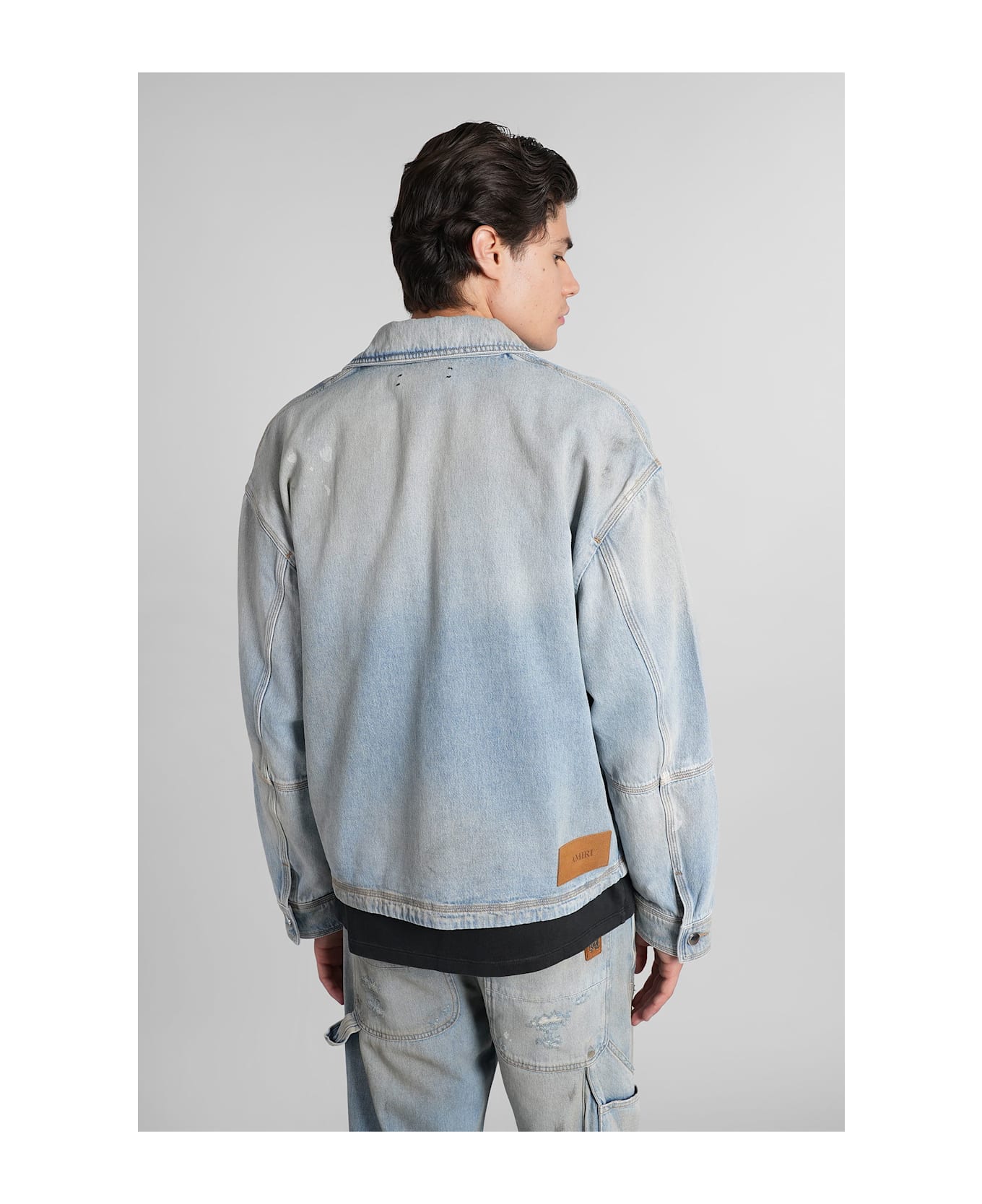 AMIRI Denim Jackets In Blue Cotton - blue