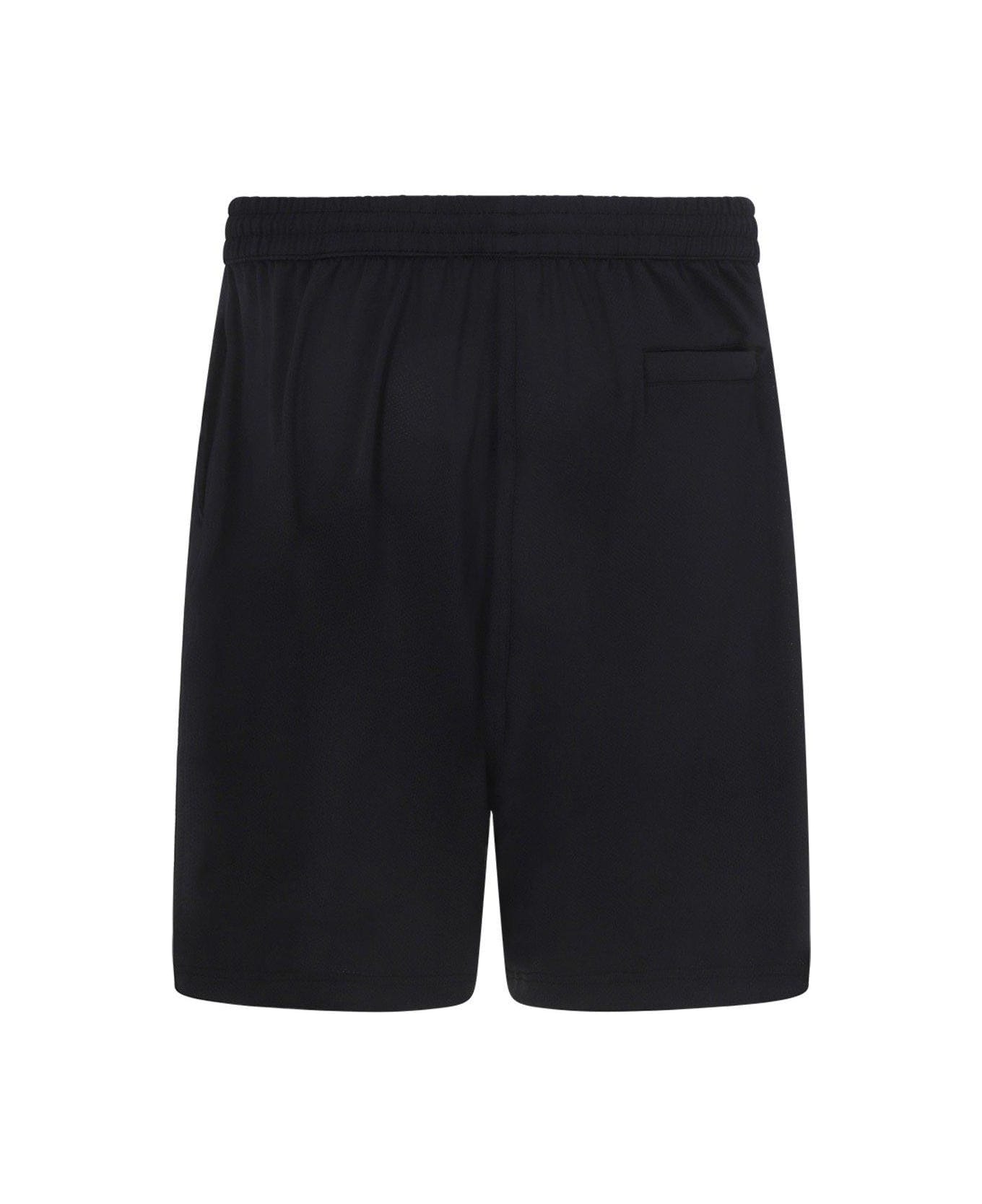 Balenciaga Drawstring Swim Shorts - Black