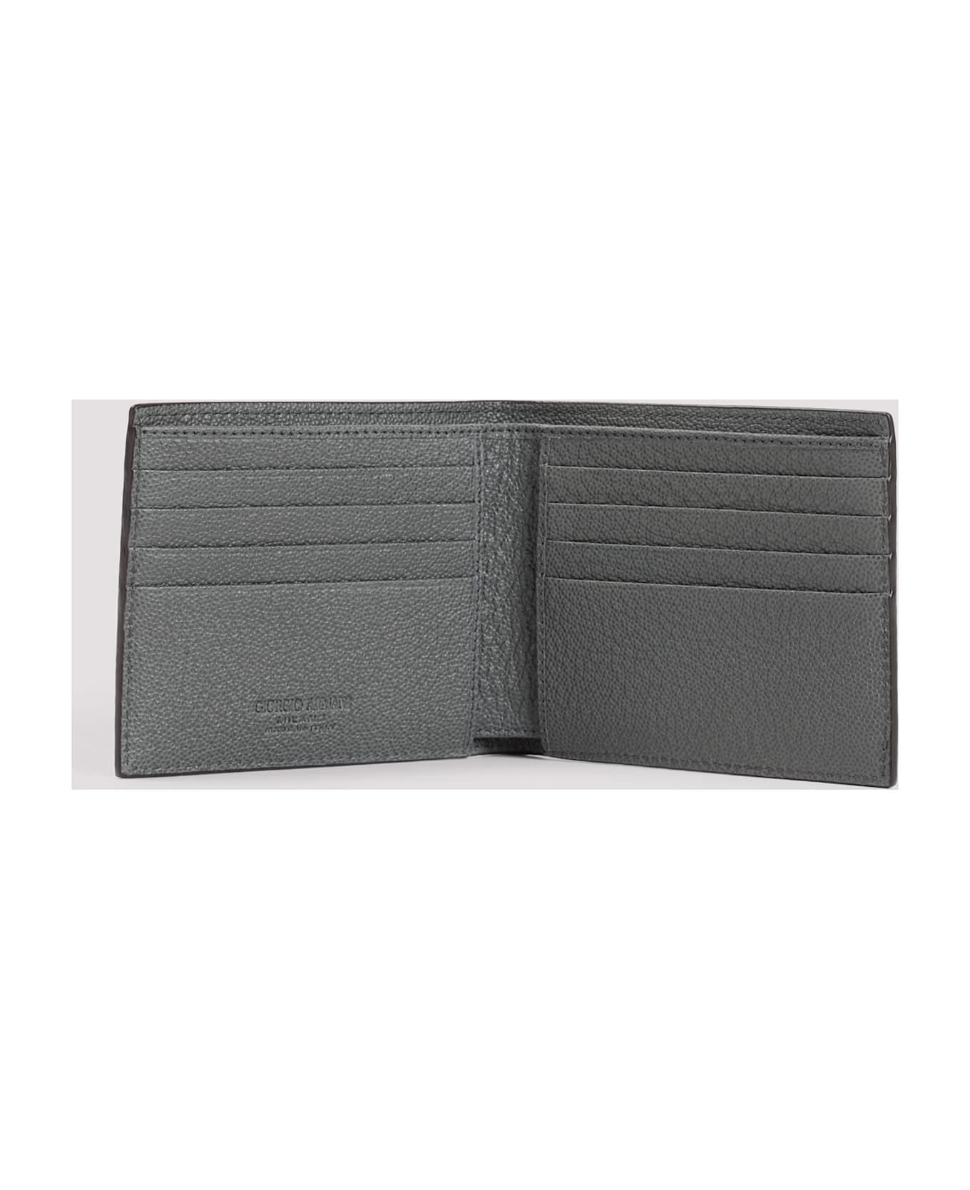 Giorgio Armani Bi-fold Wallet - Jade