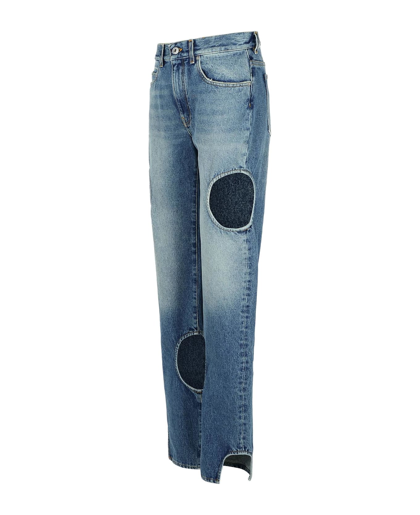 Off-White 'meteor' Blue Denim Jeans - Blue