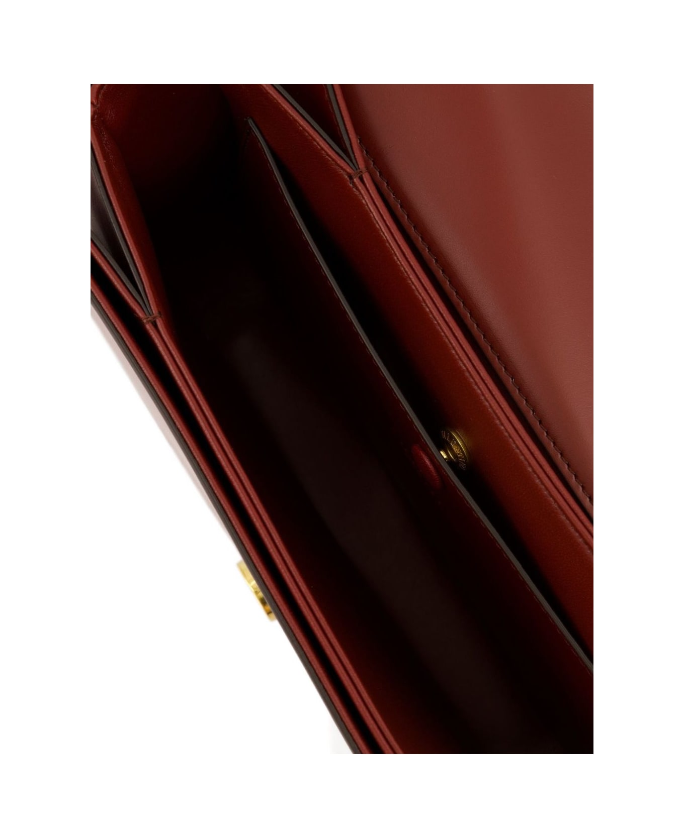 Valentino Garavani 9to5 Leather Shoulder Bag - Bordeaux