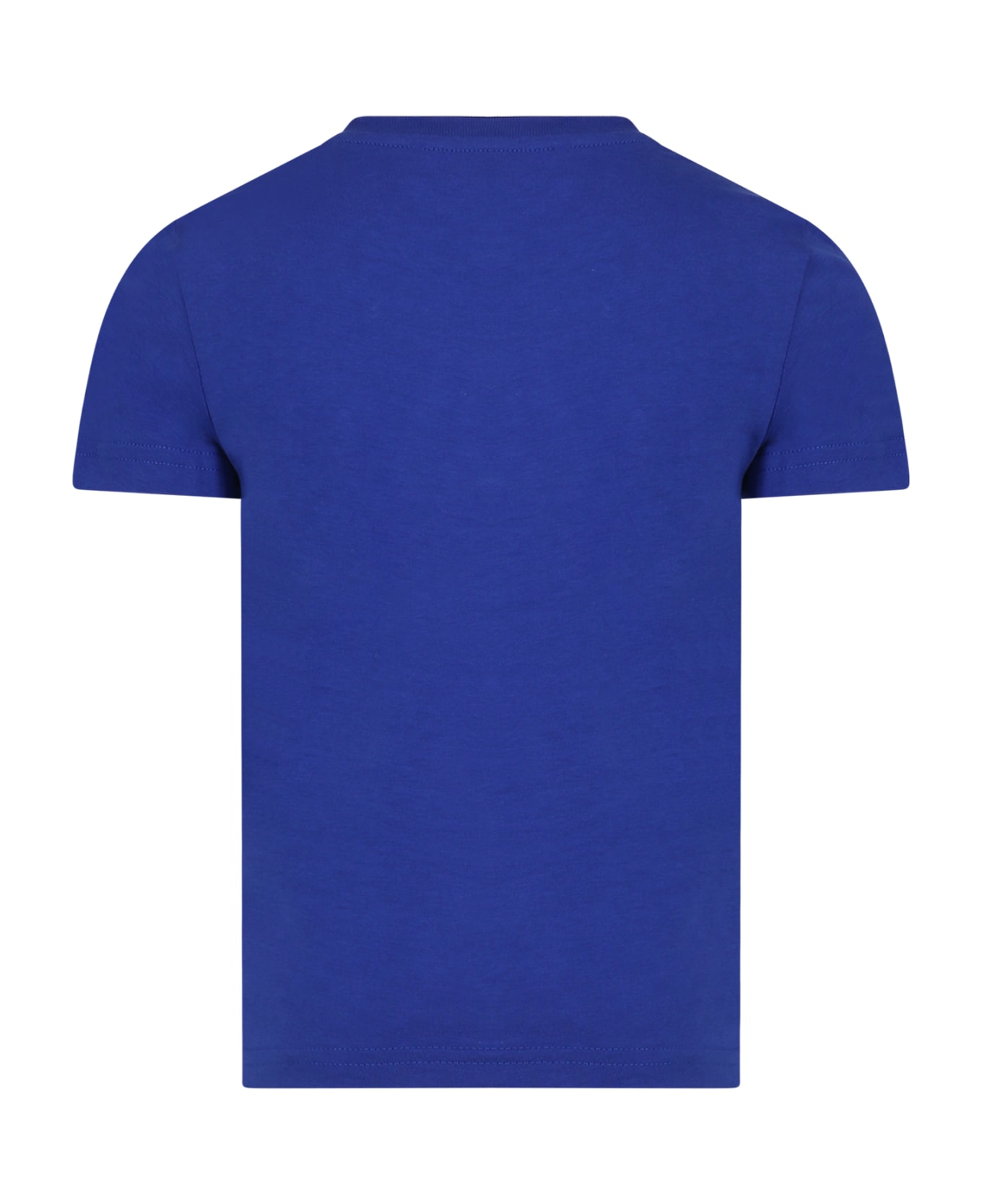 Dsquared2 Blue T-shirt For Boy With Logo - Light Blue