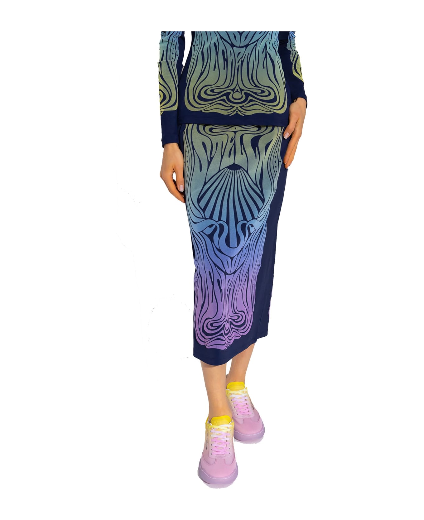 Stella McCartney Printed Skirt - Blue