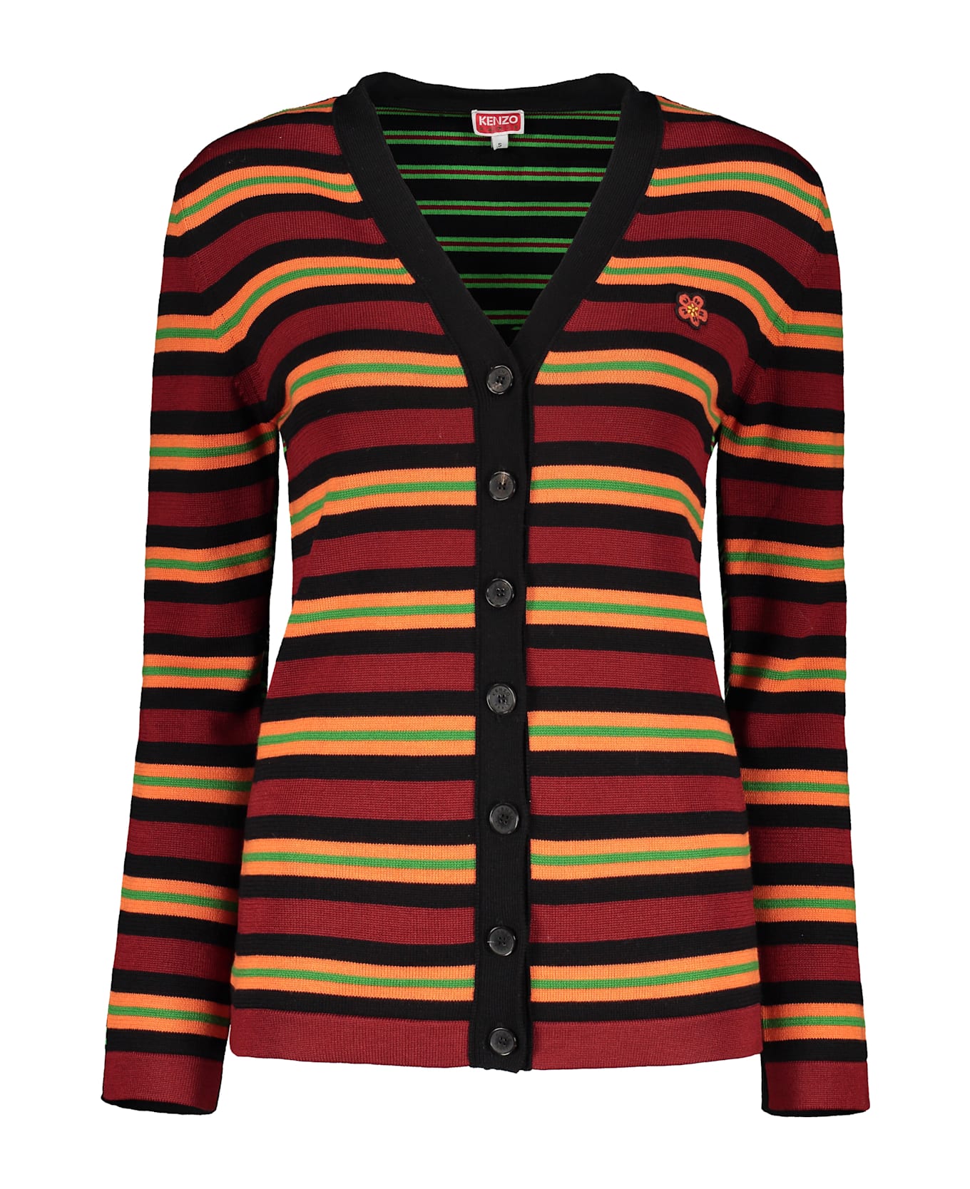 Kenzo Jacquard Knit Cardigan - Multicolor