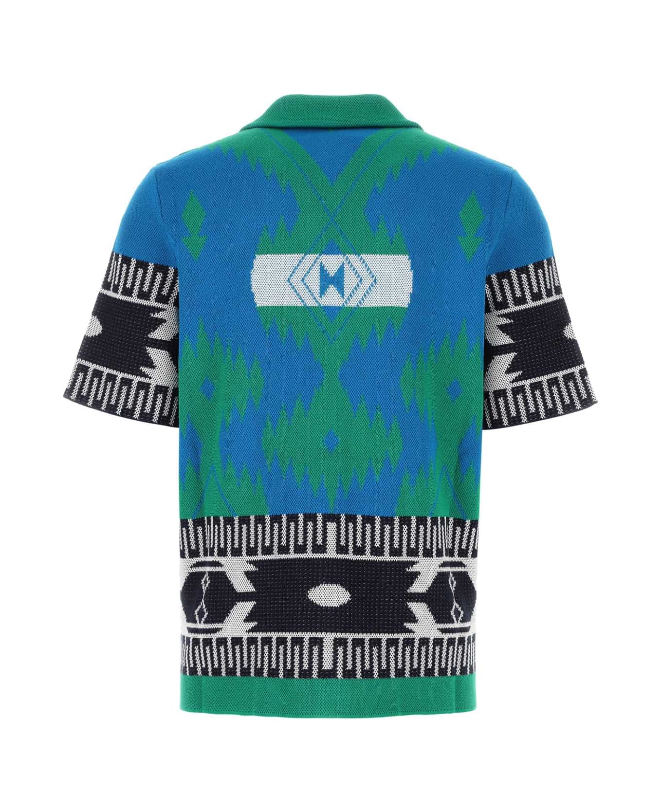Alanui Embroidered Cotton Icon Shirt - Multicolor シャツ