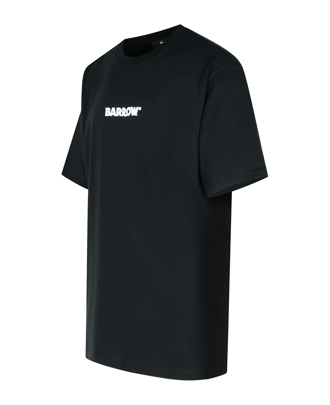 Barrow 'basic' Black Cotton T-shirt - Black