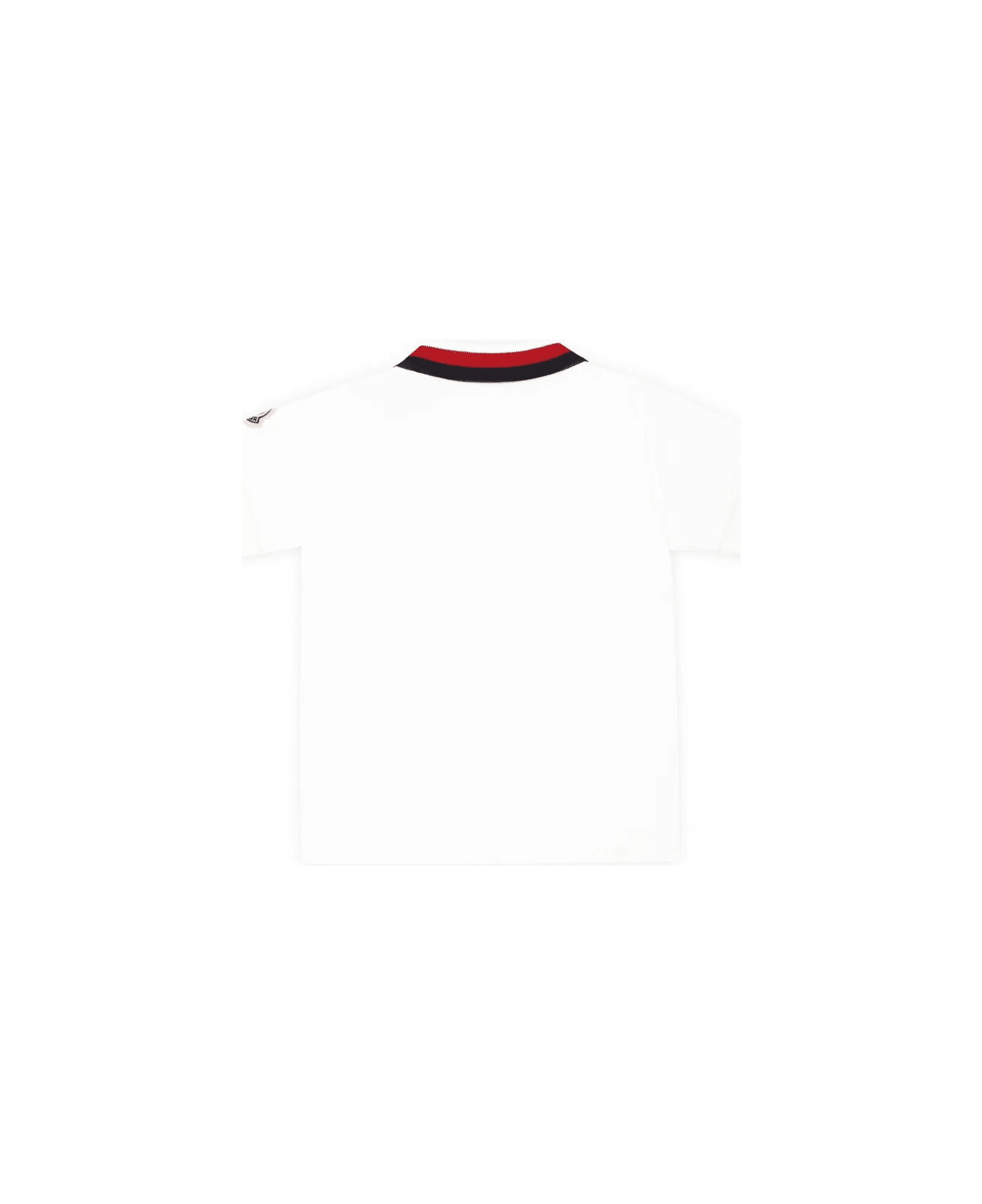 Moncler Short Sleeves Polo Shirt - White
