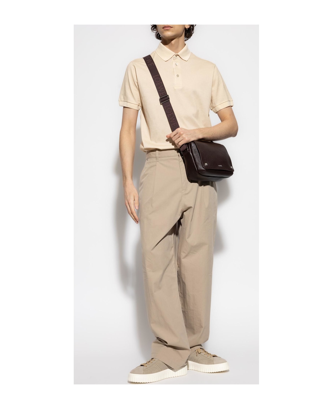Etro Polo With Logo - Yellow Cream