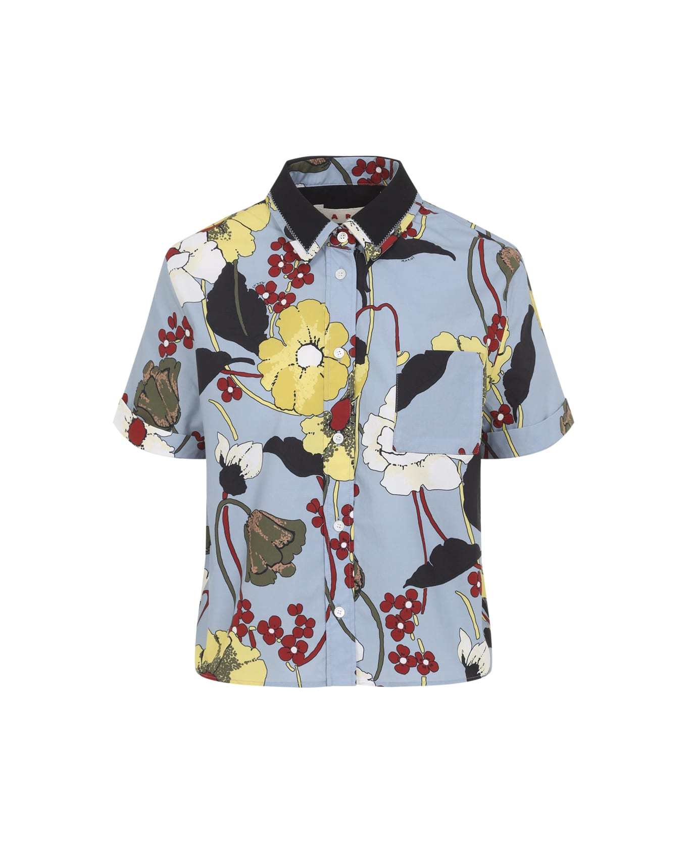 Marni Cotton Shirt - Sky