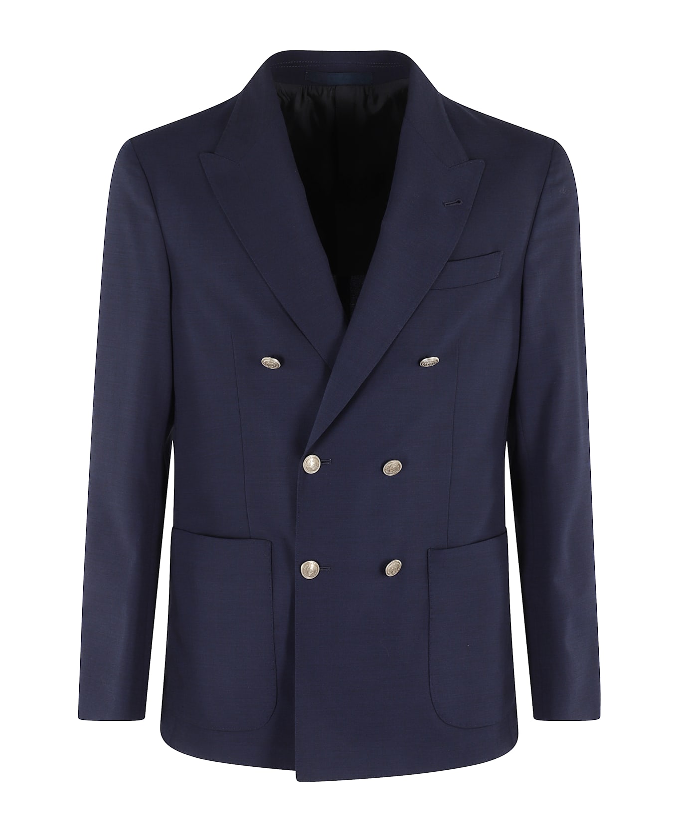 Eleventy Double-breasted Blazer - Nn Blu