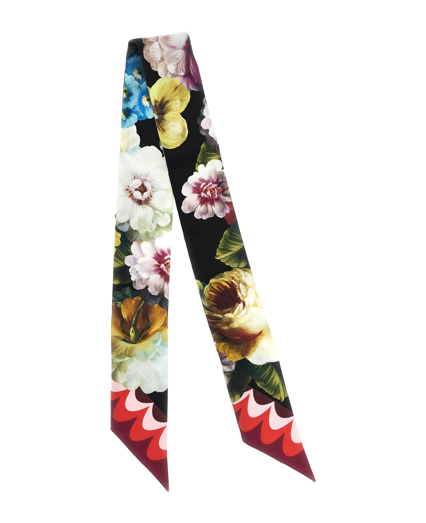 Dolce & Gabbana Bandeau 'fiore Notturno' - Multicolor スカーフ＆ストール