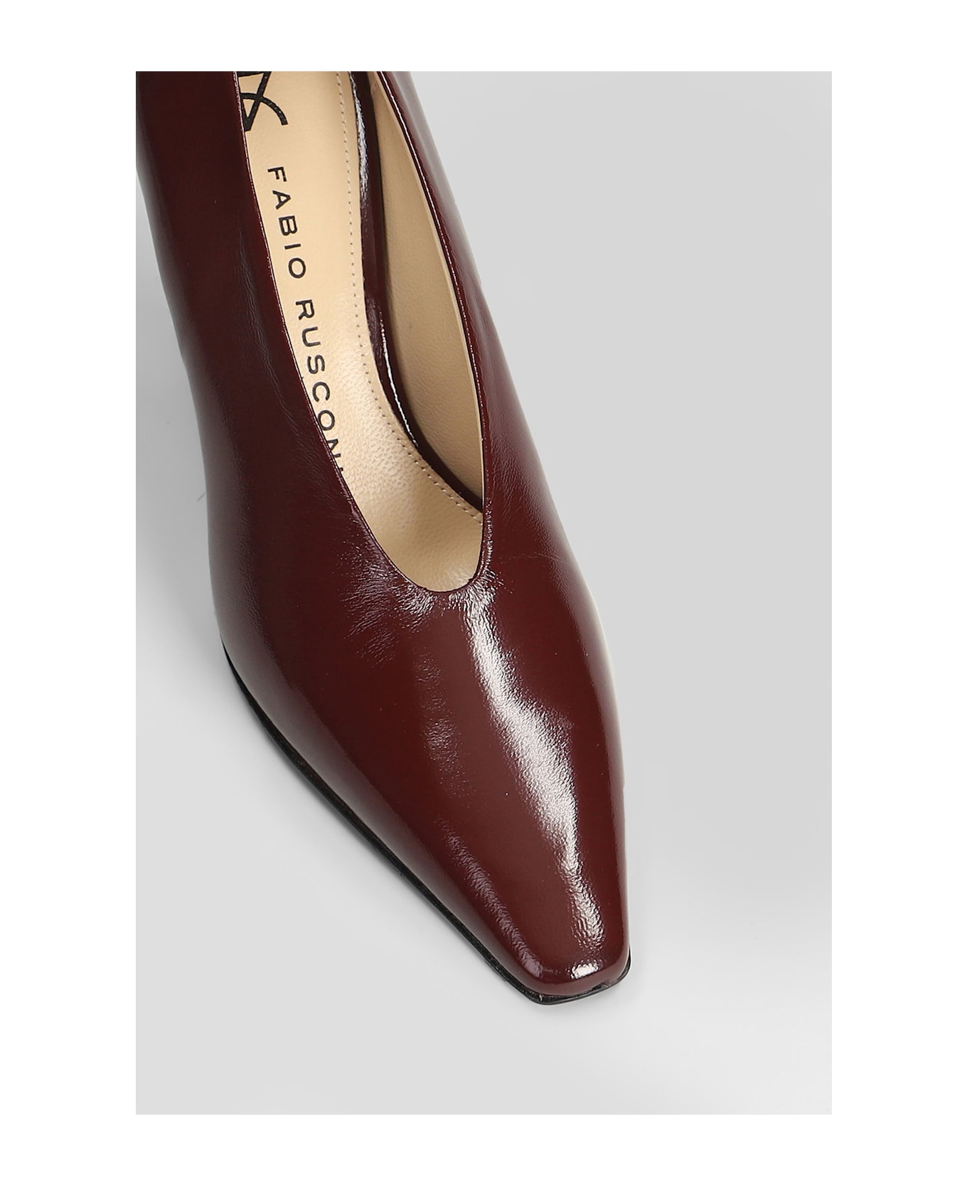 Fabio Rusconi Pumps In Bordeaux Leather - bordeaux ハイヒール