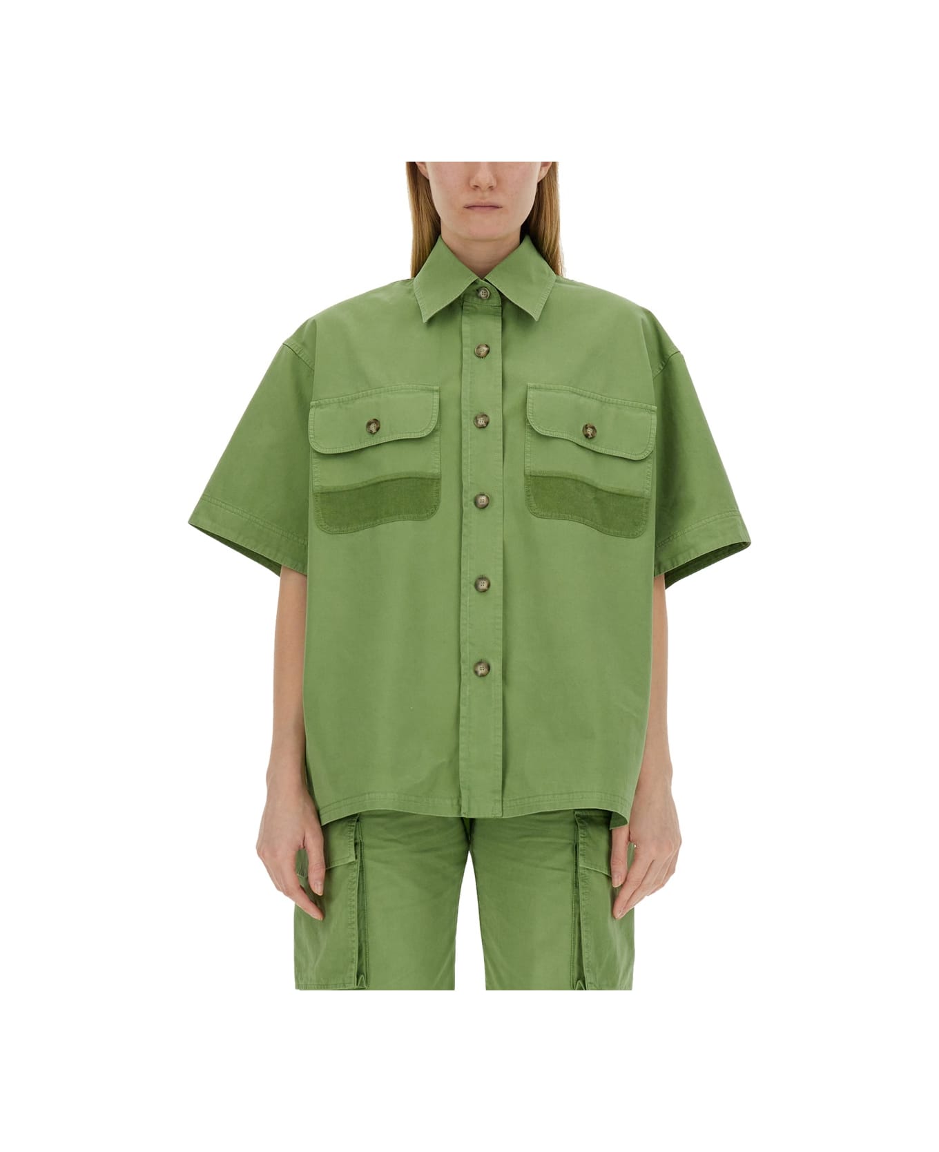 Stella McCartney Workwear Shirt - PISTACHIO (Green)