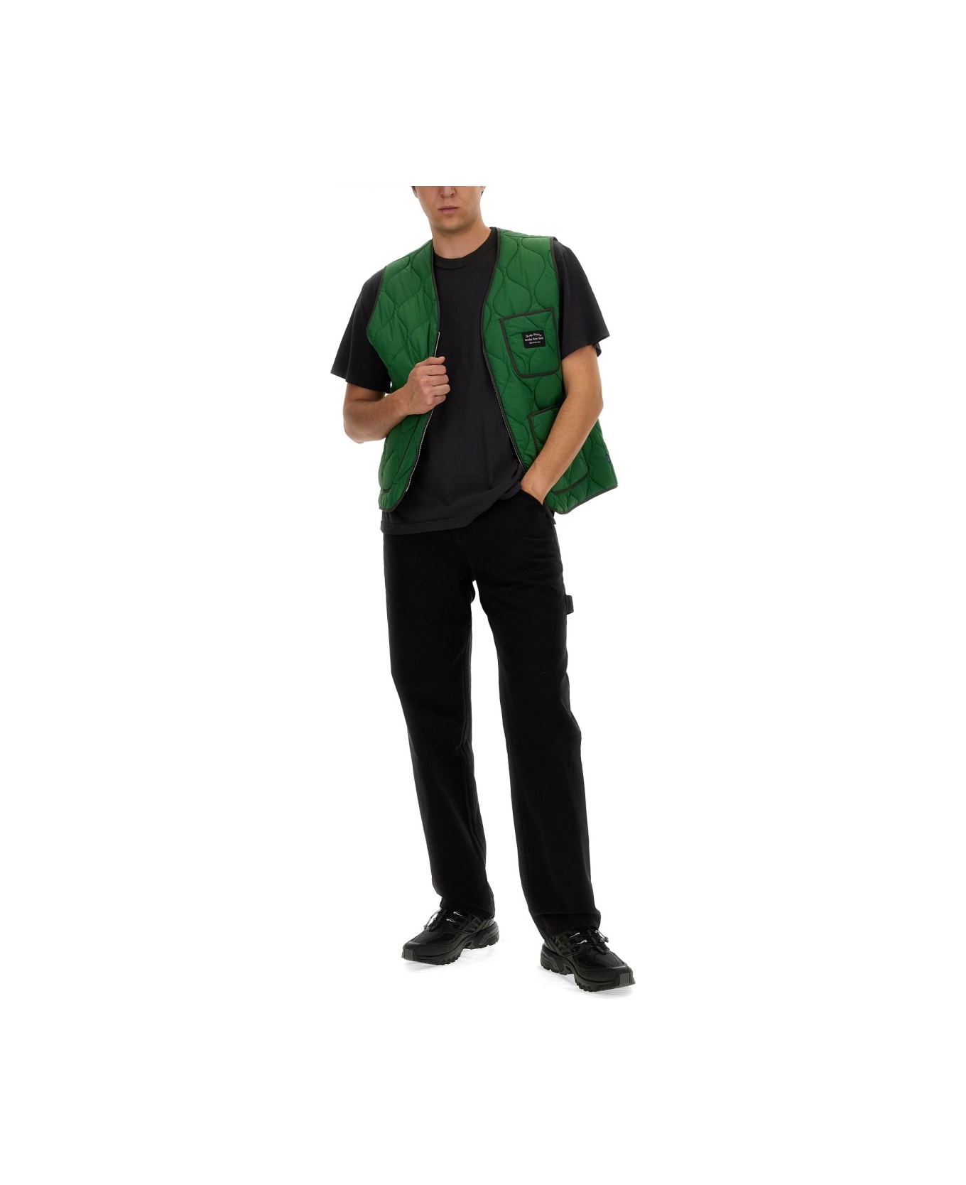 Awake NY Vests With Logo - GREEN