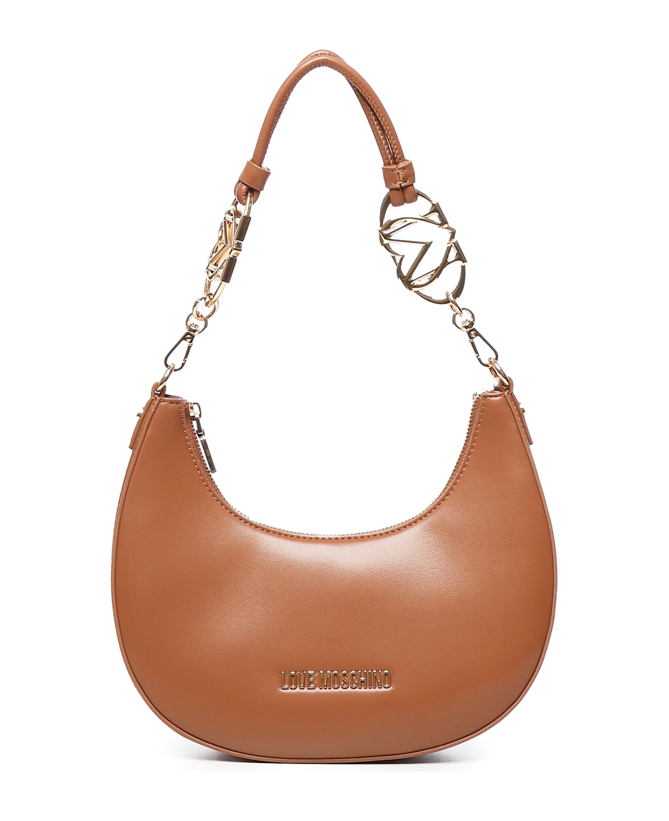 Love Moschino Jewel Hobo Bag - Brown