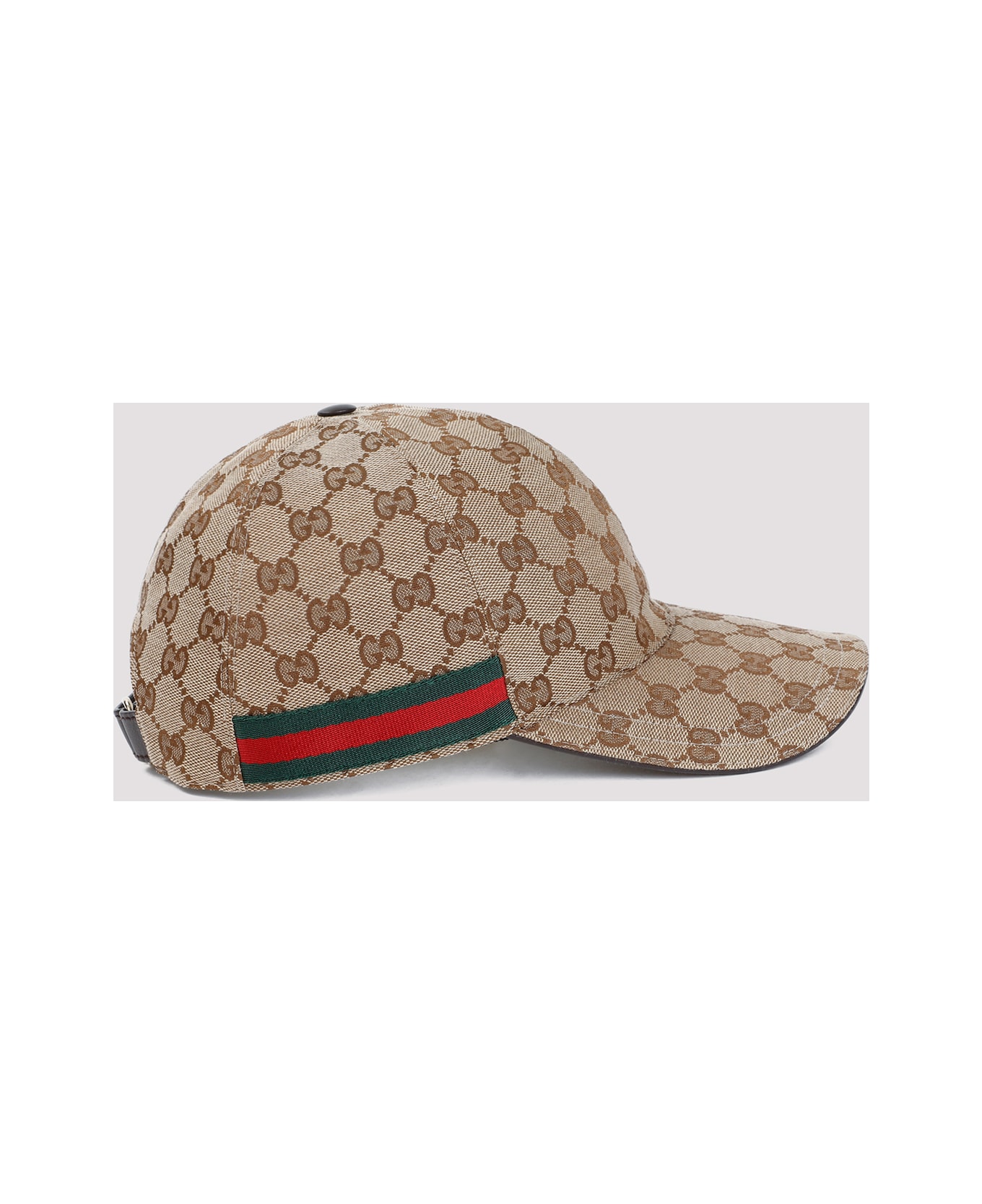 Gucci Logo Baseball Hat - Be Ebo/cocoa/vrv