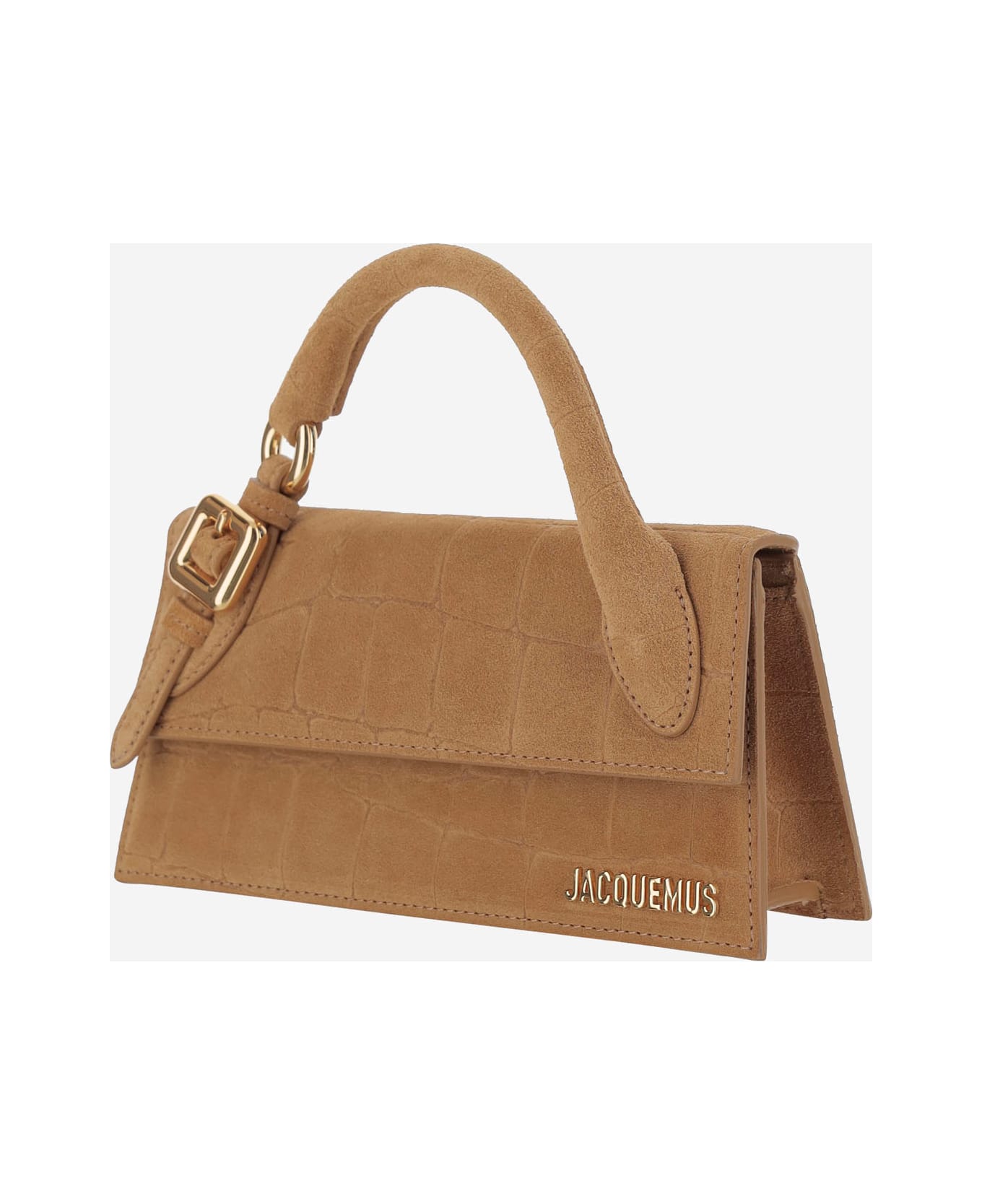 Jacquemus Chiquito Suede Bag - Marrone