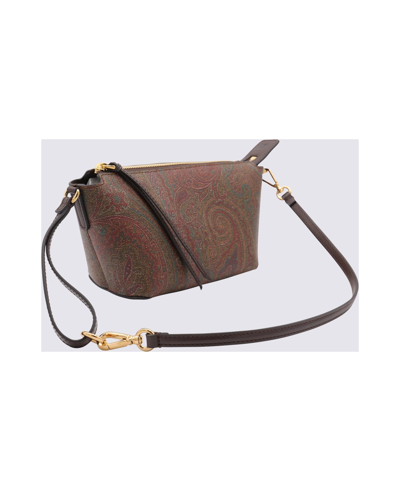 Etro Brown Cotton Arnica Mini Shoulder Bag - Brown