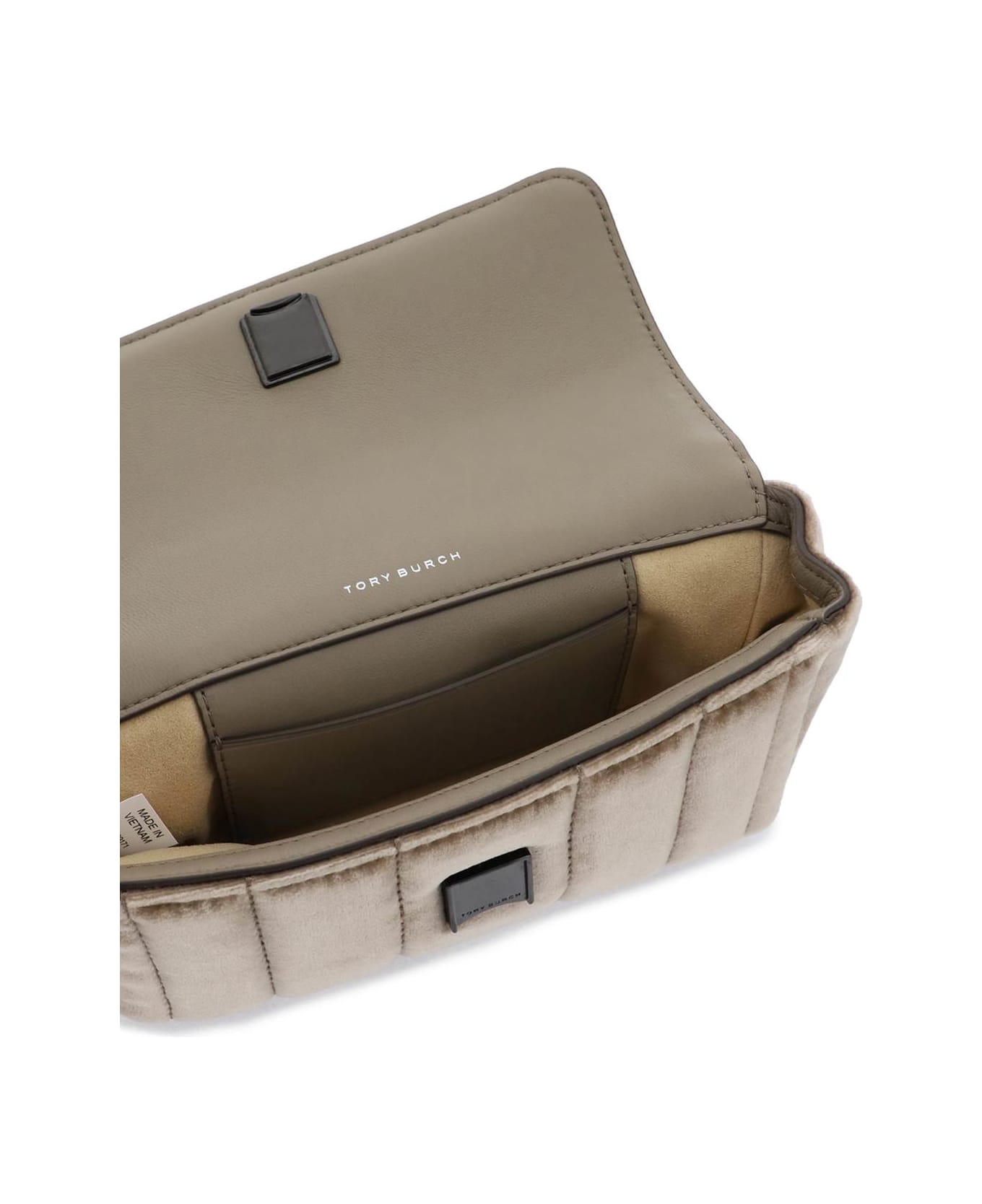 Tory Burch Kira Mini Shoulder Bag - CLASSIC TAUPE (Beige) ショルダーバッグ