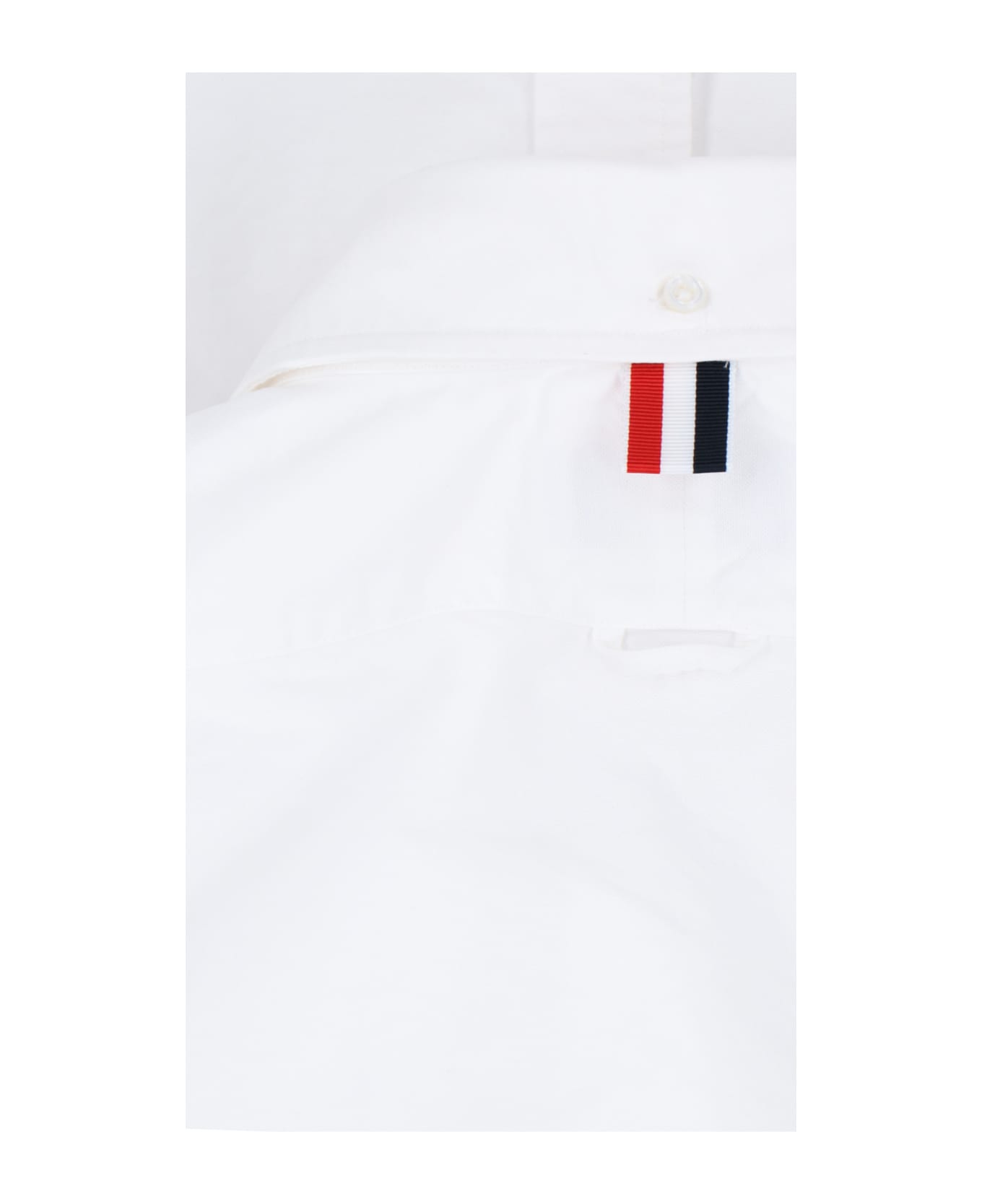 Thom Browne '4-bar' Shirt - WHITE