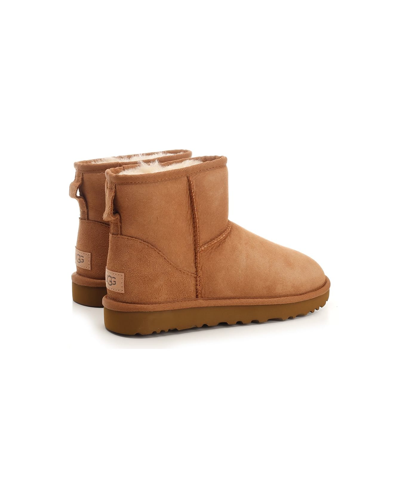 UGG 
classic Mini
 Ankle Boots - Beige