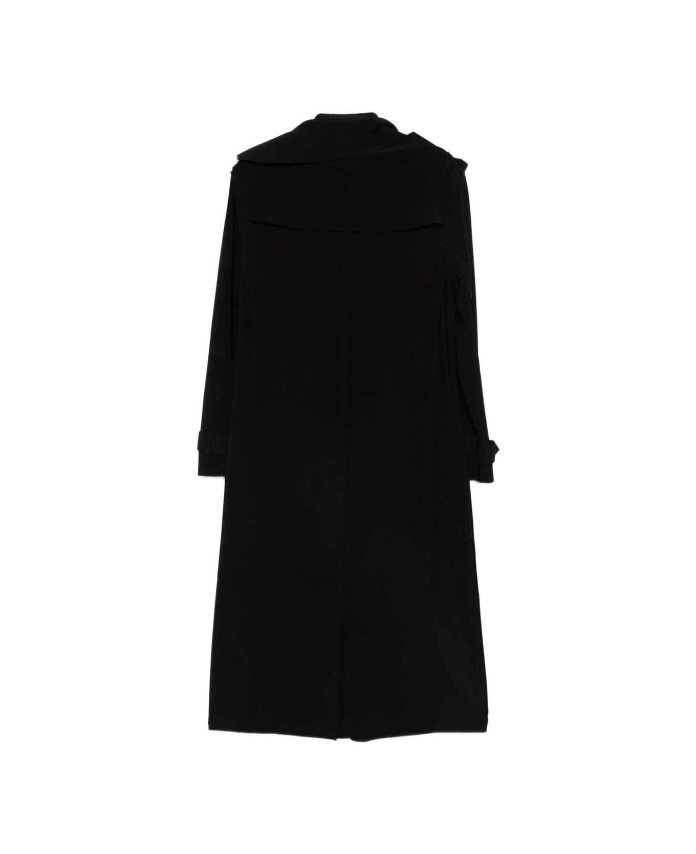 Norma Kamali Oversized Trench Coat - Black