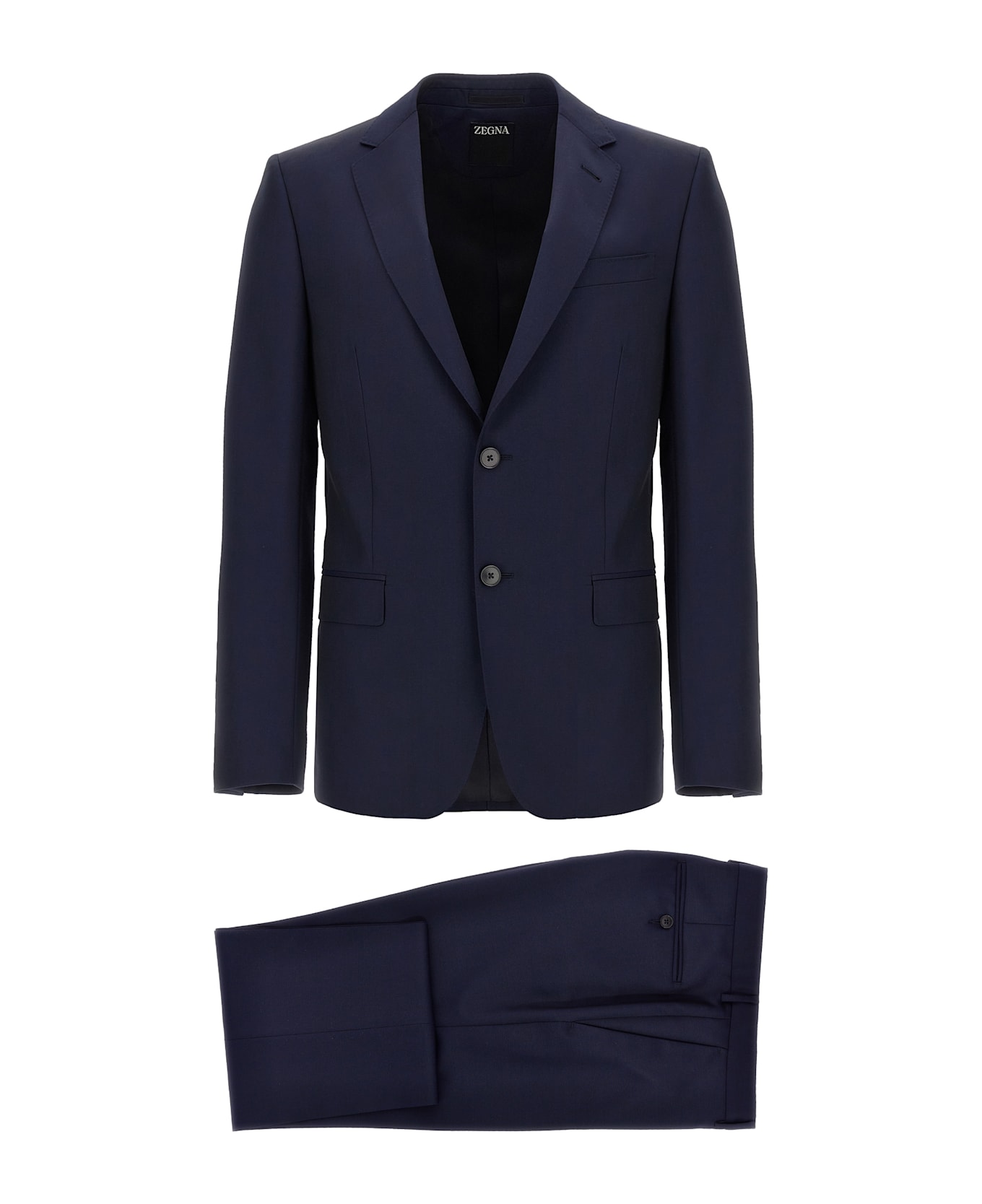 Zegna Mohair Wool Dress - Blue