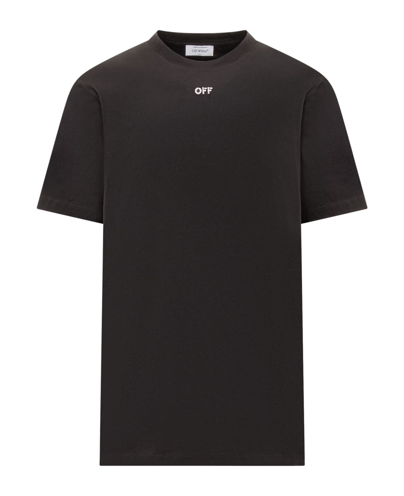 Off-White Arrow Printed Crewneck T-shirt - BLACK WHITE シャツ
