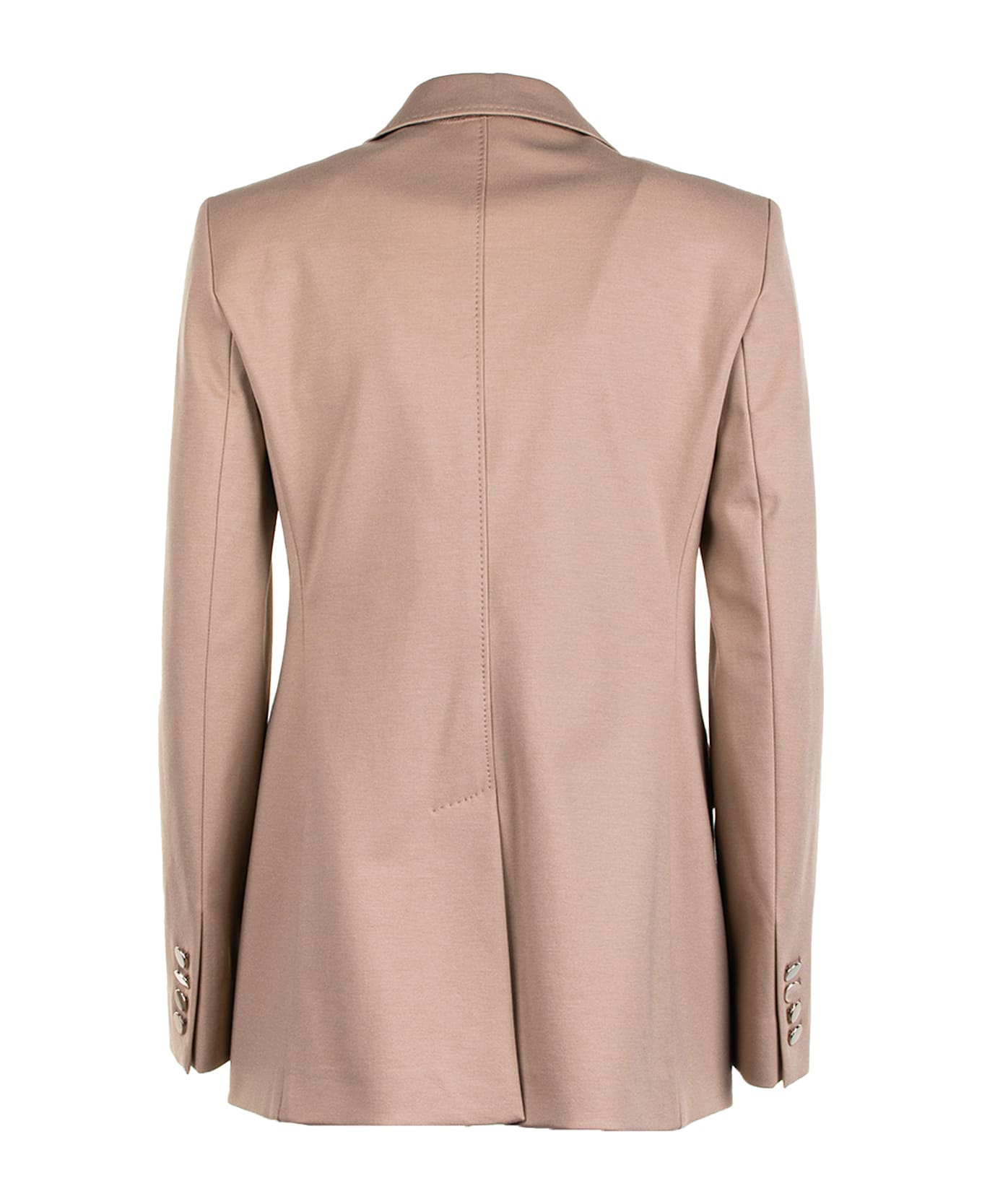 Max Mara Studio Double-breasted Jersey Blazer - SABBIA