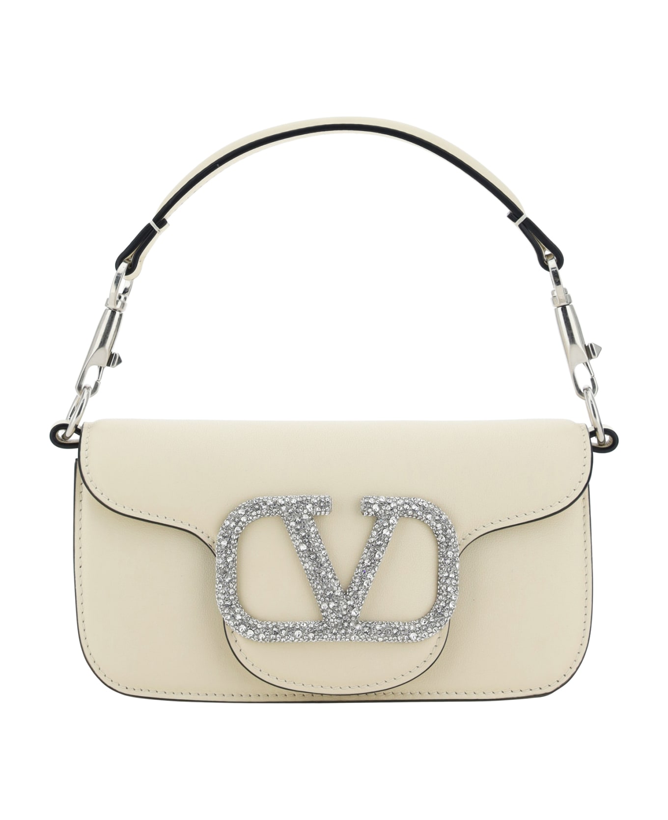 Valentino Garavani Loco Small Handbag - Light ivory/l.ant