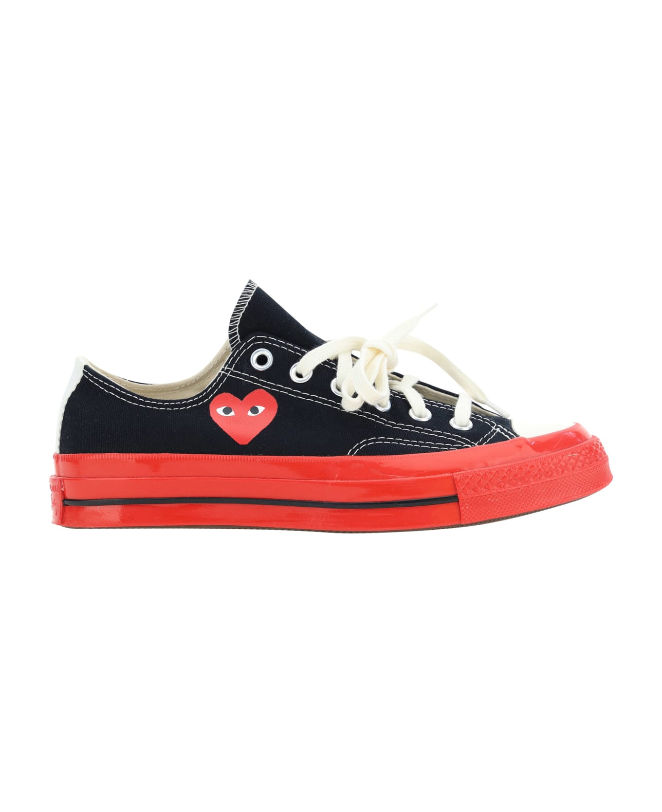 Comme des Garçons Play Comme Des Garcons Play X Converse Big Heart 70 Sneakers - BLACK/RED