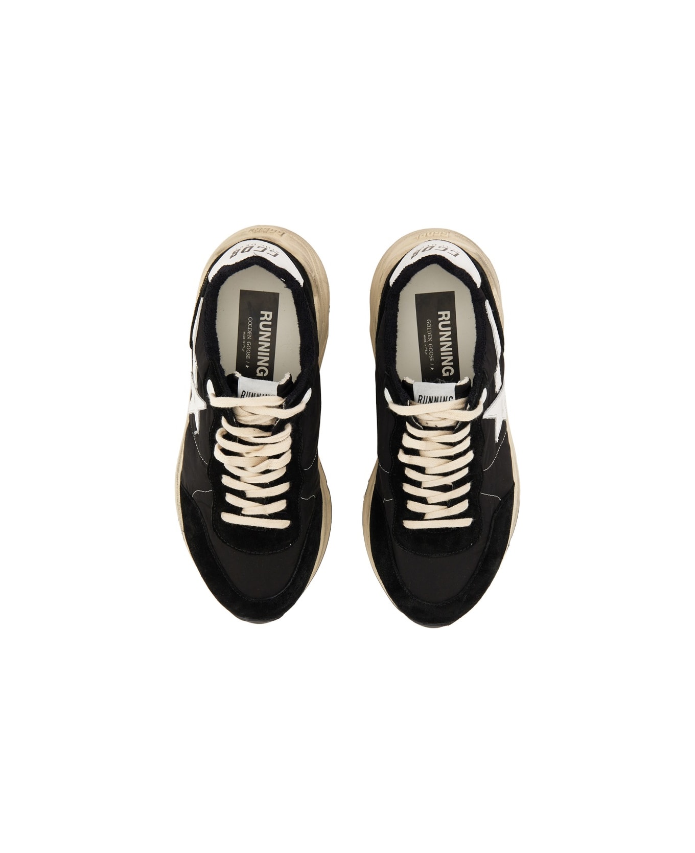 Golden Goose Running Sun Sneaker - BLACK