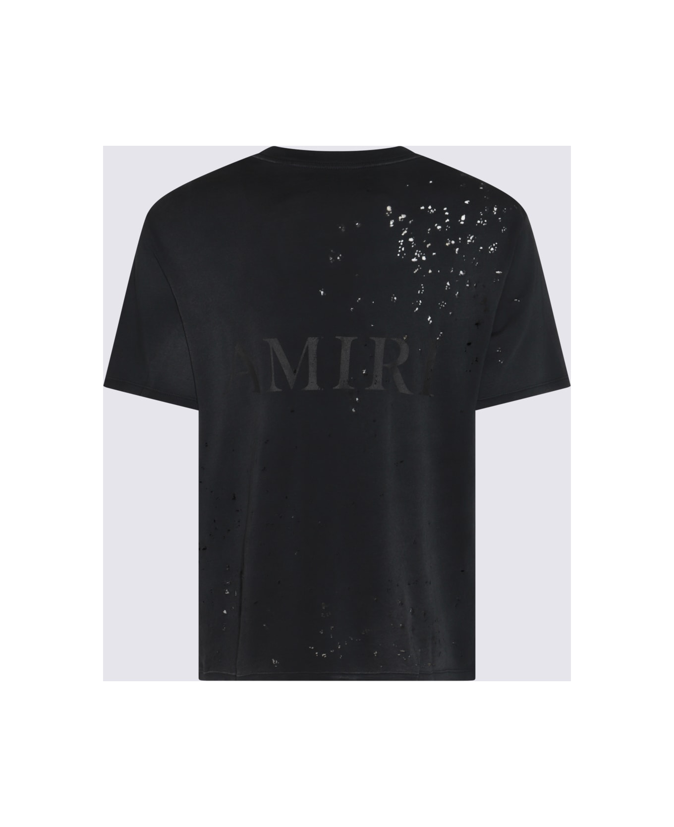 AMIRI Black Cotton T-shirt - FADED BLACK