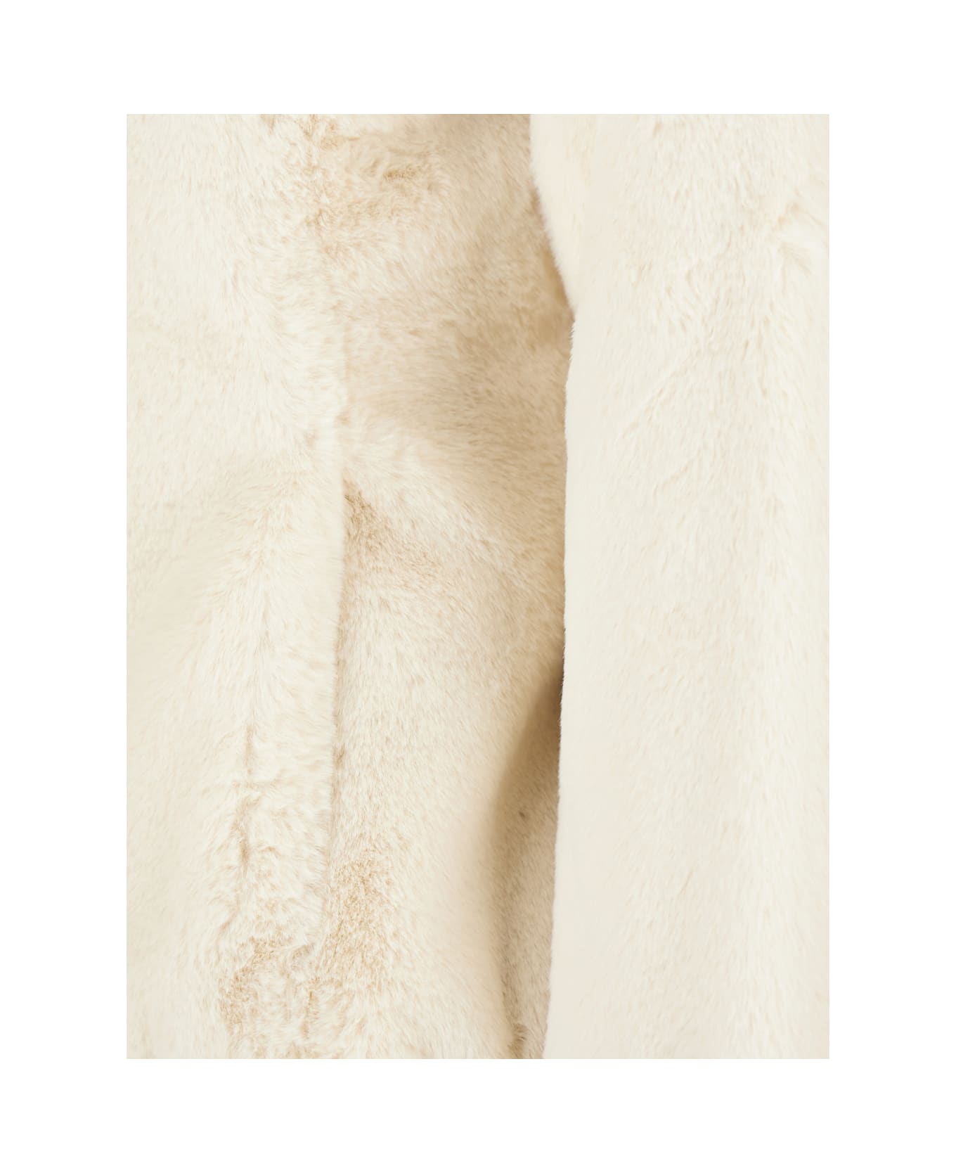 Save the Duck 
laila
 Beige Down Jacket With Hood I N Ecofur Woman - Beige