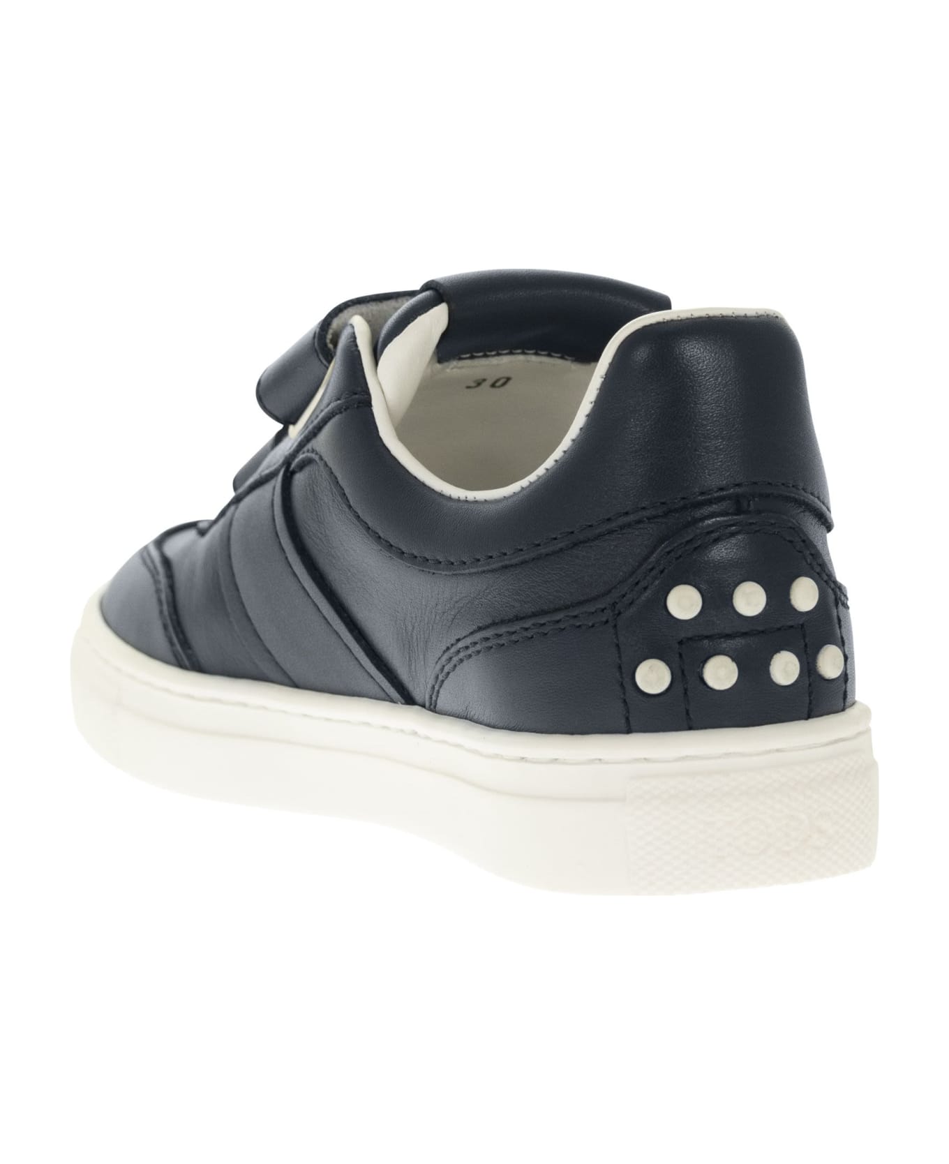 Tod's Trainers With Strap Closure - Dark Blue