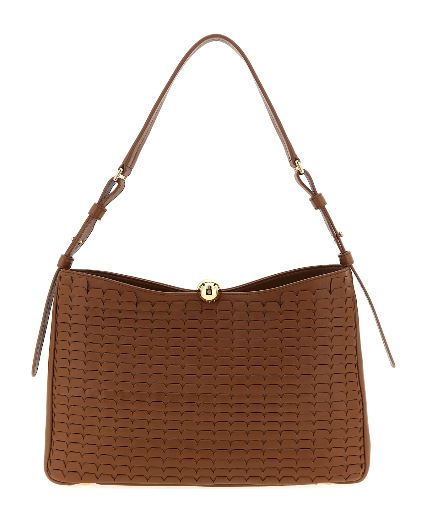 Furla 'furla Sfera Soft' Shoulder Bag - cognac