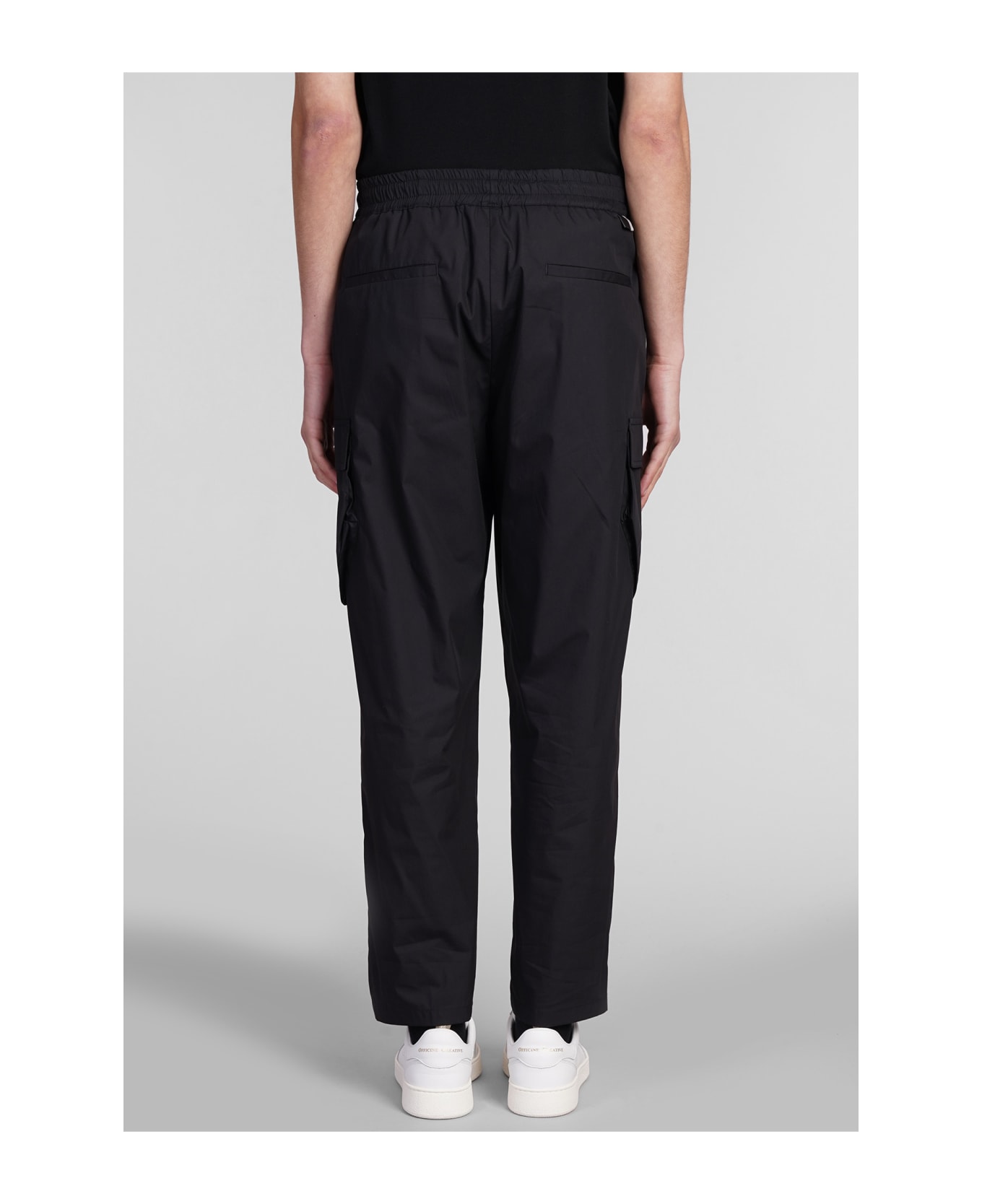 Low Brand Combo Pants In Black Cotton - black