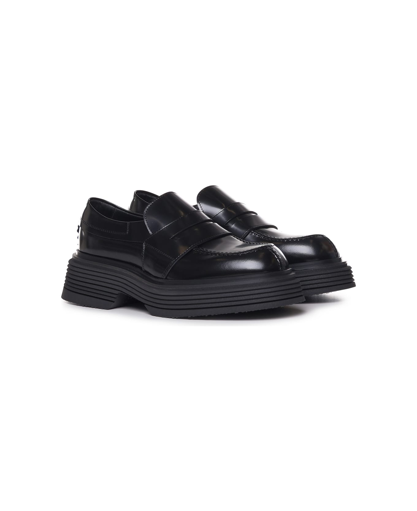The Antipode College Moccasin - Black